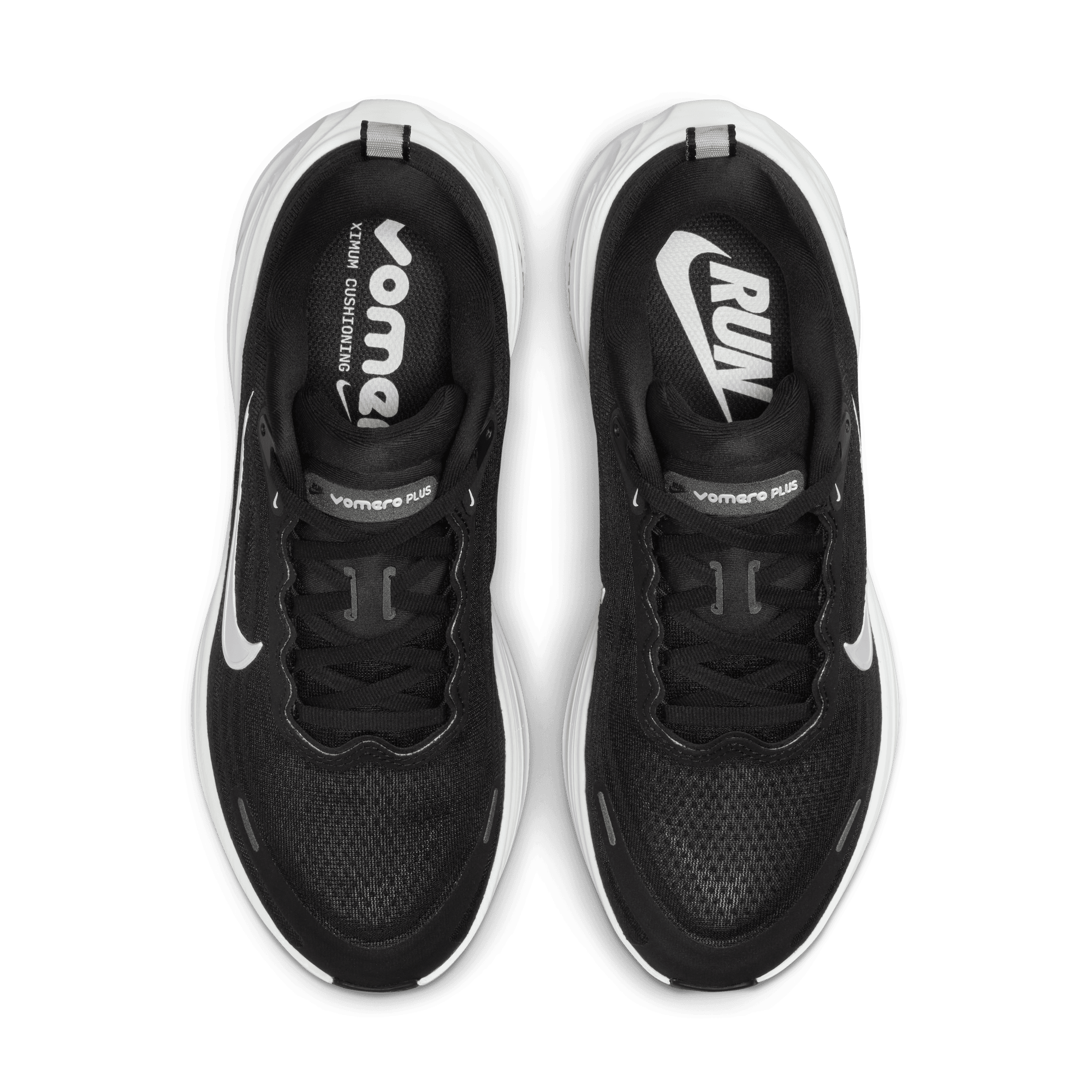NIKE WOMEN'S VOMERO PLUS - B - BLACK / WHITE