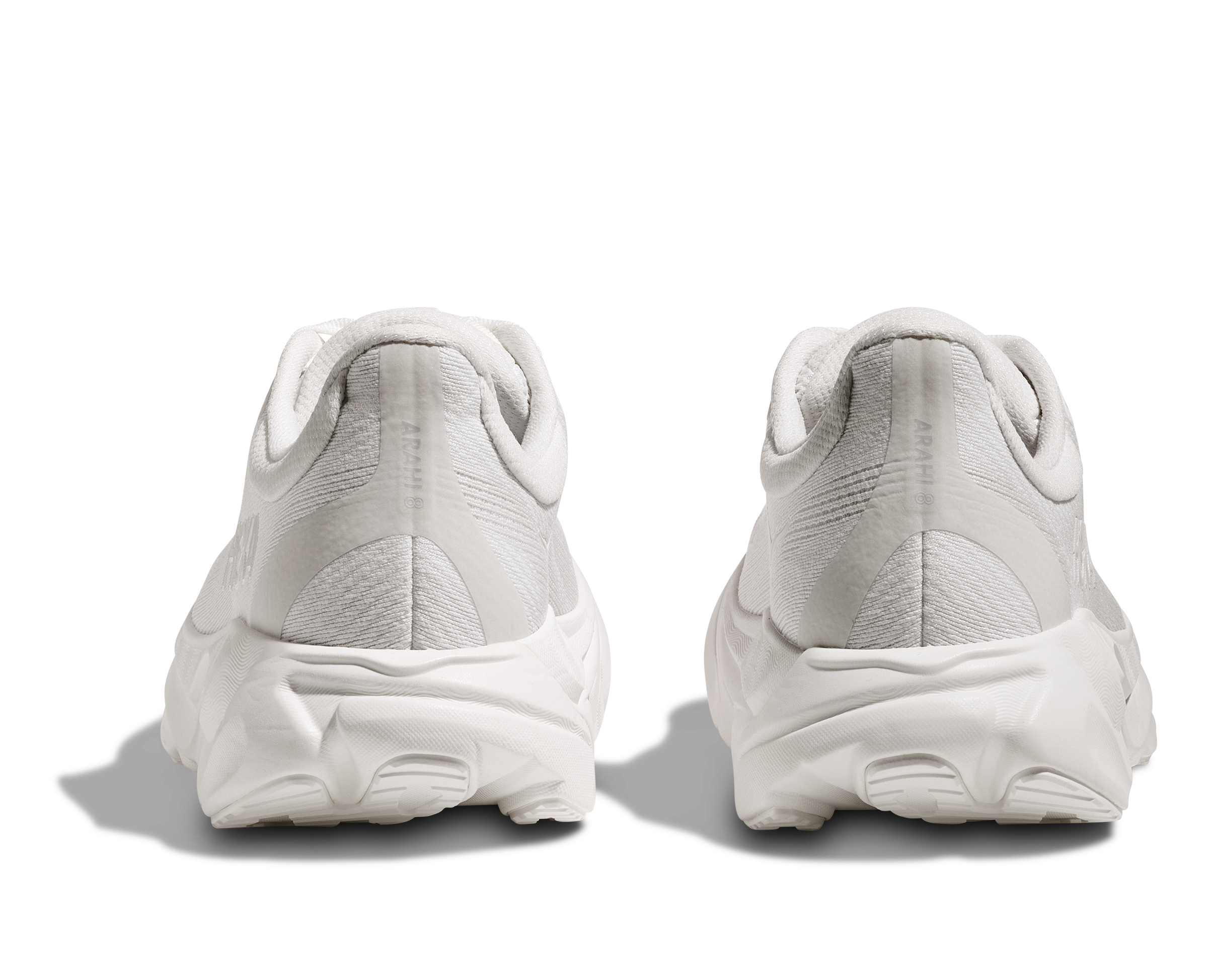 HOKA WOMEN'S ARAHI 8 - WIDE D - WHITE/WHITE - SIZE 9.5