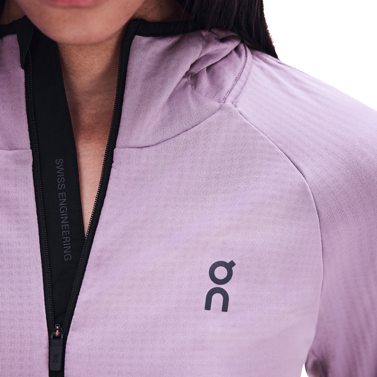WOMEN'S CLIMATE ZIP HOODIE - MALLOW