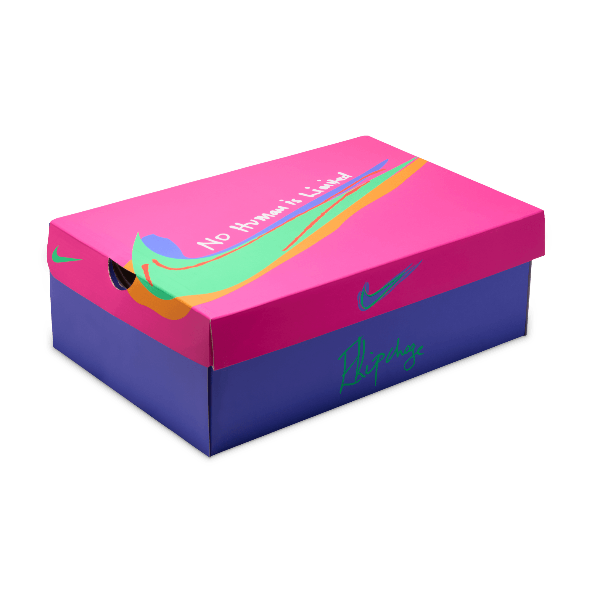 NIKE MEN'S ZOOM FLY 6 ELUID KIPCHOGE - D - SILT RED/GREEN SHOCK