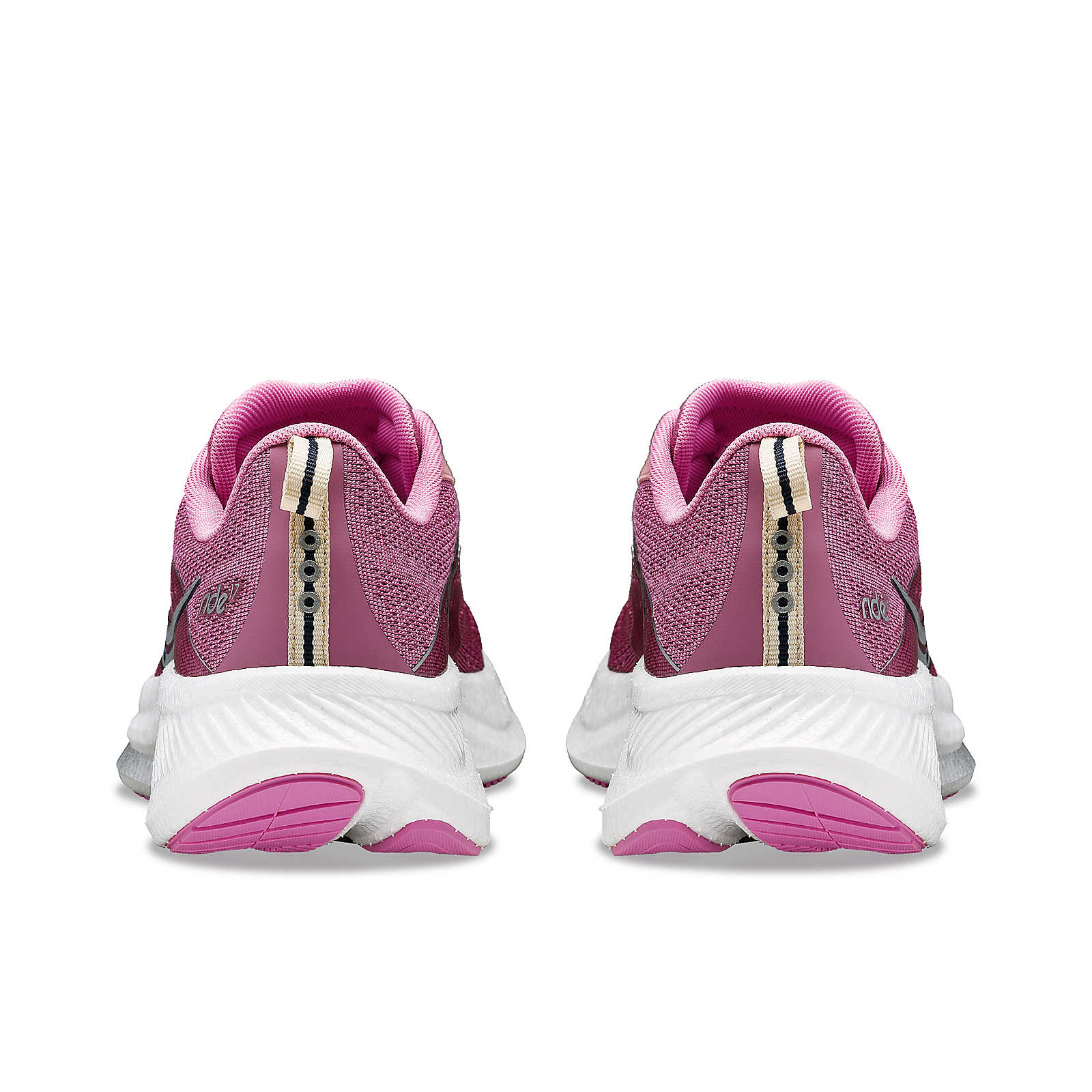 SAUCONY WOMEN'S RIDE 17 - WIDE D - 106 ORCHID/SILVER 