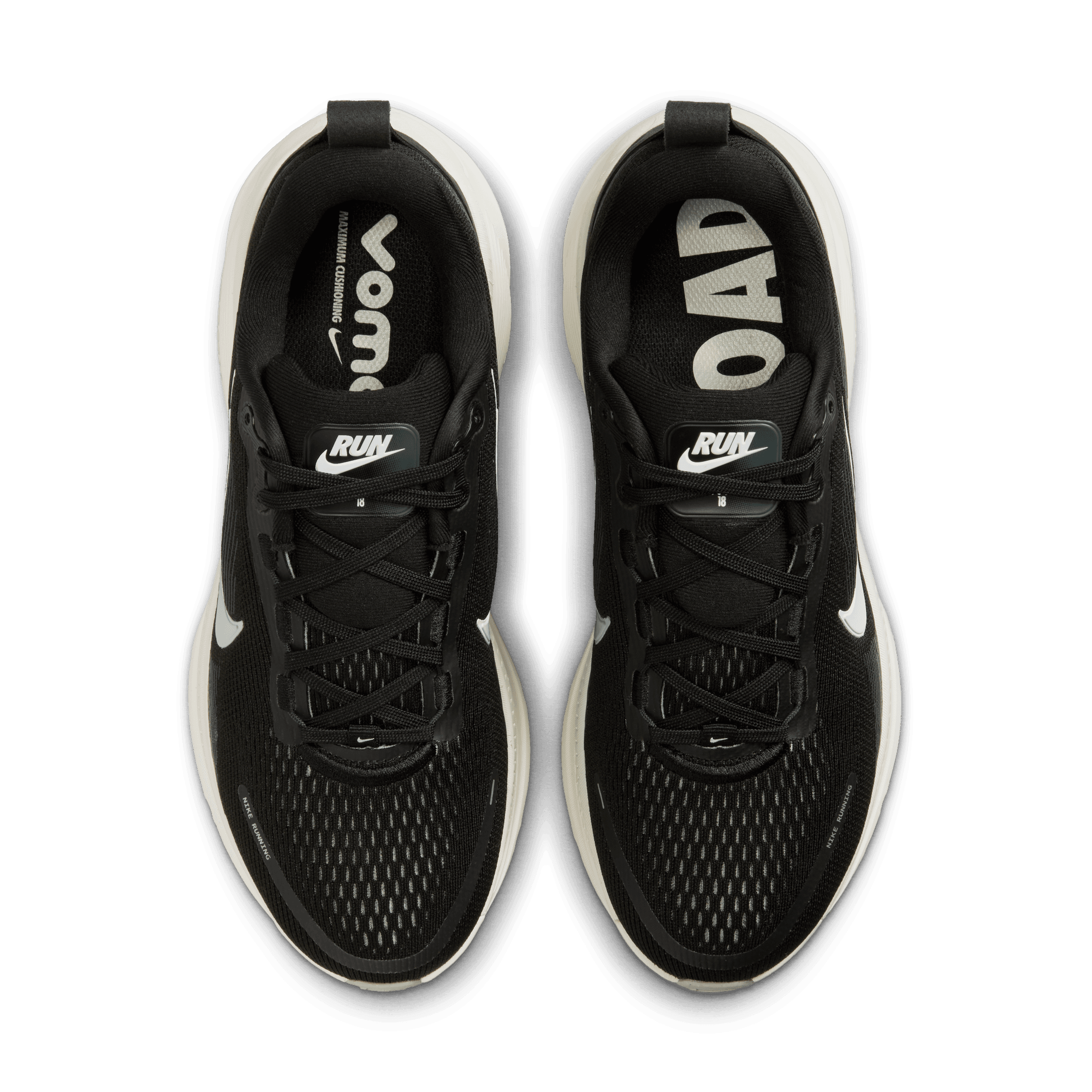 NIKE WOMEN'S VOMERO 18 - B - BLACK/SUMMIT WHITE