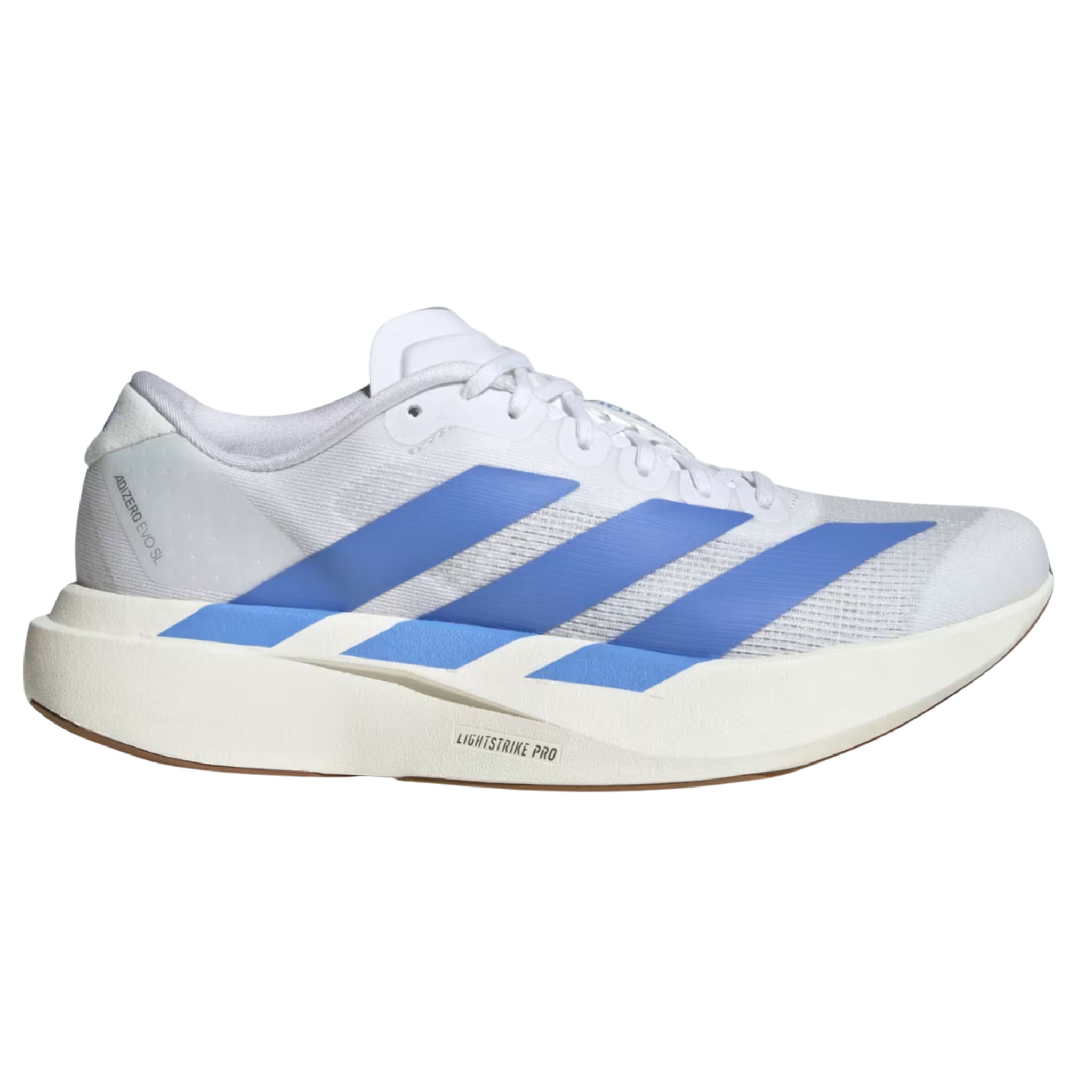 WOMEN'S ADIZERO EVO SL - B - WHITE/BLUE | Performance Running Outfitters WOMEN'S ADIZERO EVO SL - B - WHITE/BLUE | Performance Running Outfitters