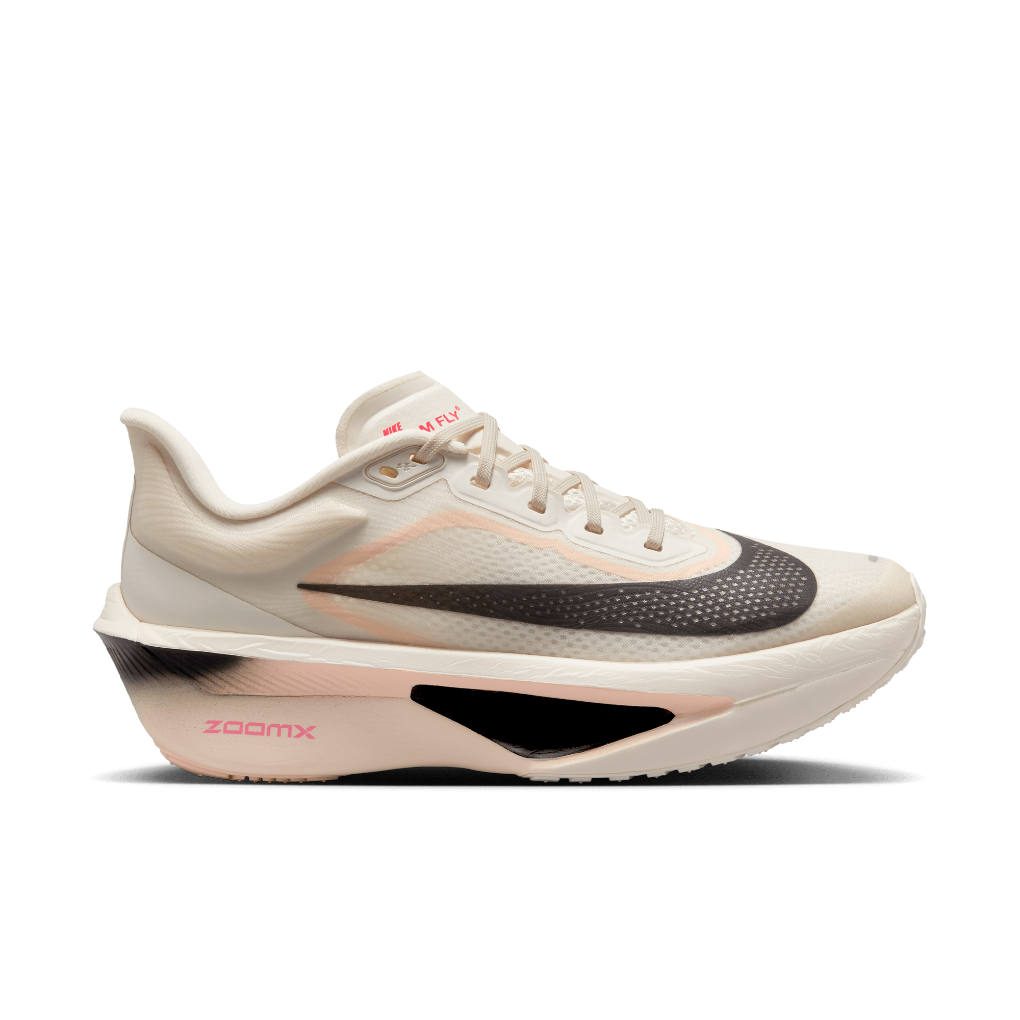 NIKE WOMEN'S ZOOM FLY 6 - B - 102 PALE IVORY/BLACK 6.0