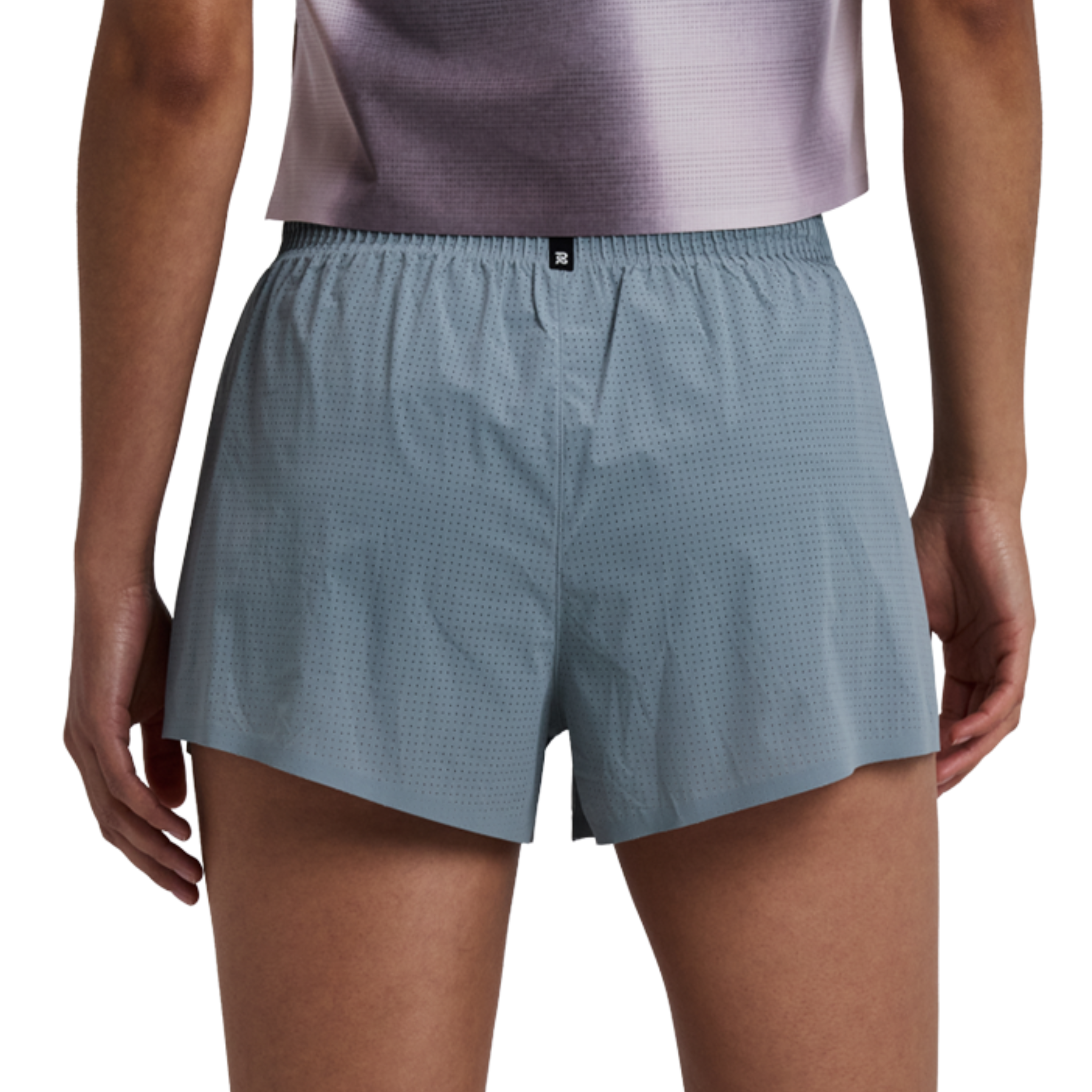 BANDIT WOMEN'S VENTO BONDED RIDGE WAISTBAND SPLIT SHORT - TRANQUIL BLUE