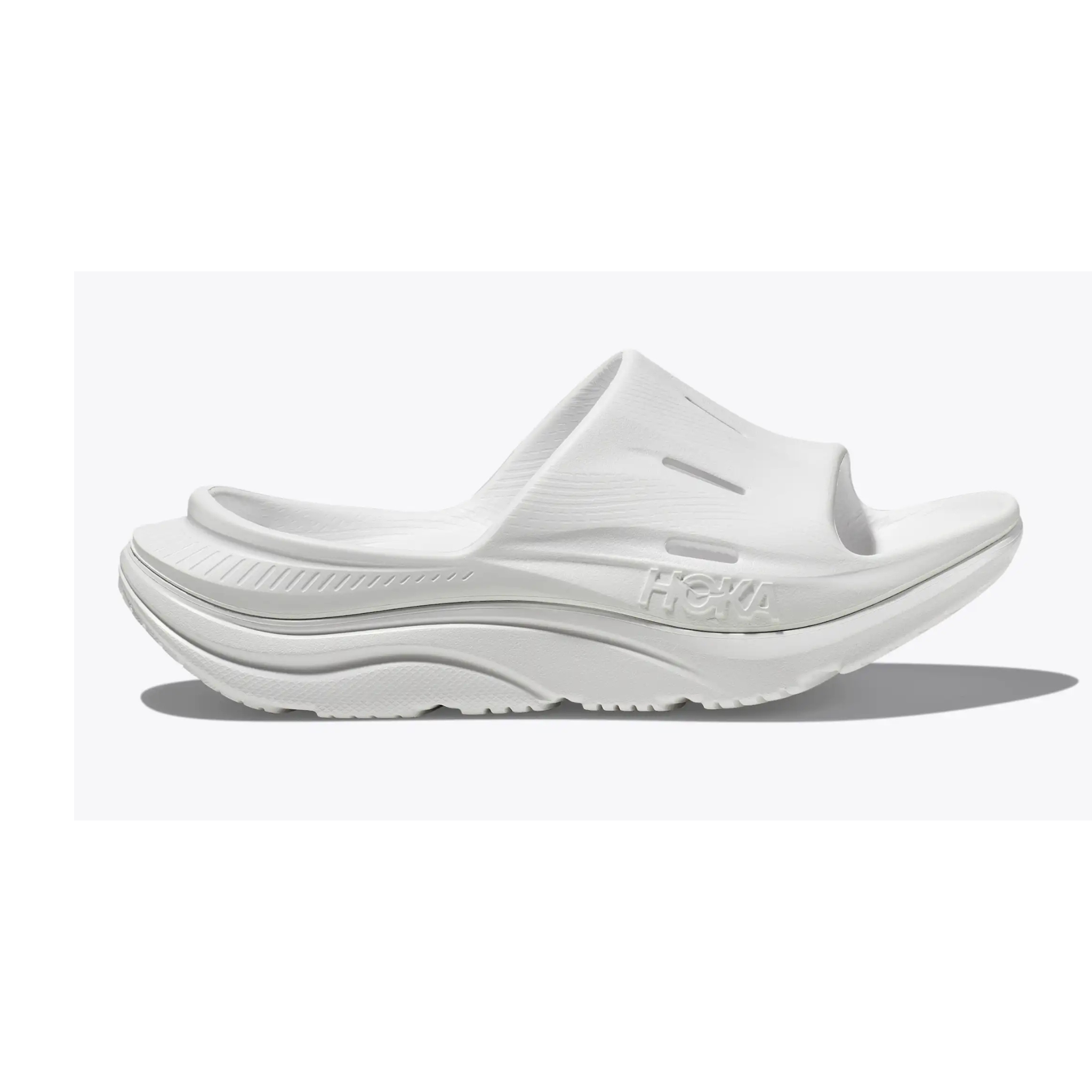 HOKA ORA RECOVERY SLIDE 3 - WHITE/WHITE D