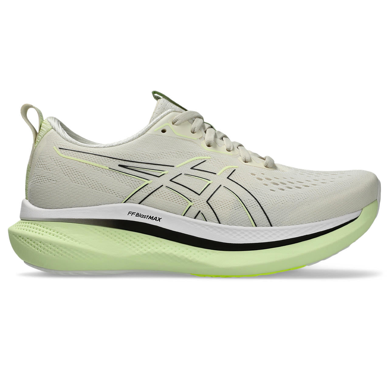 ASICS WOMEN'S GLIDERIDE MAX - B - 200 BIRCH/BLACK 5.0