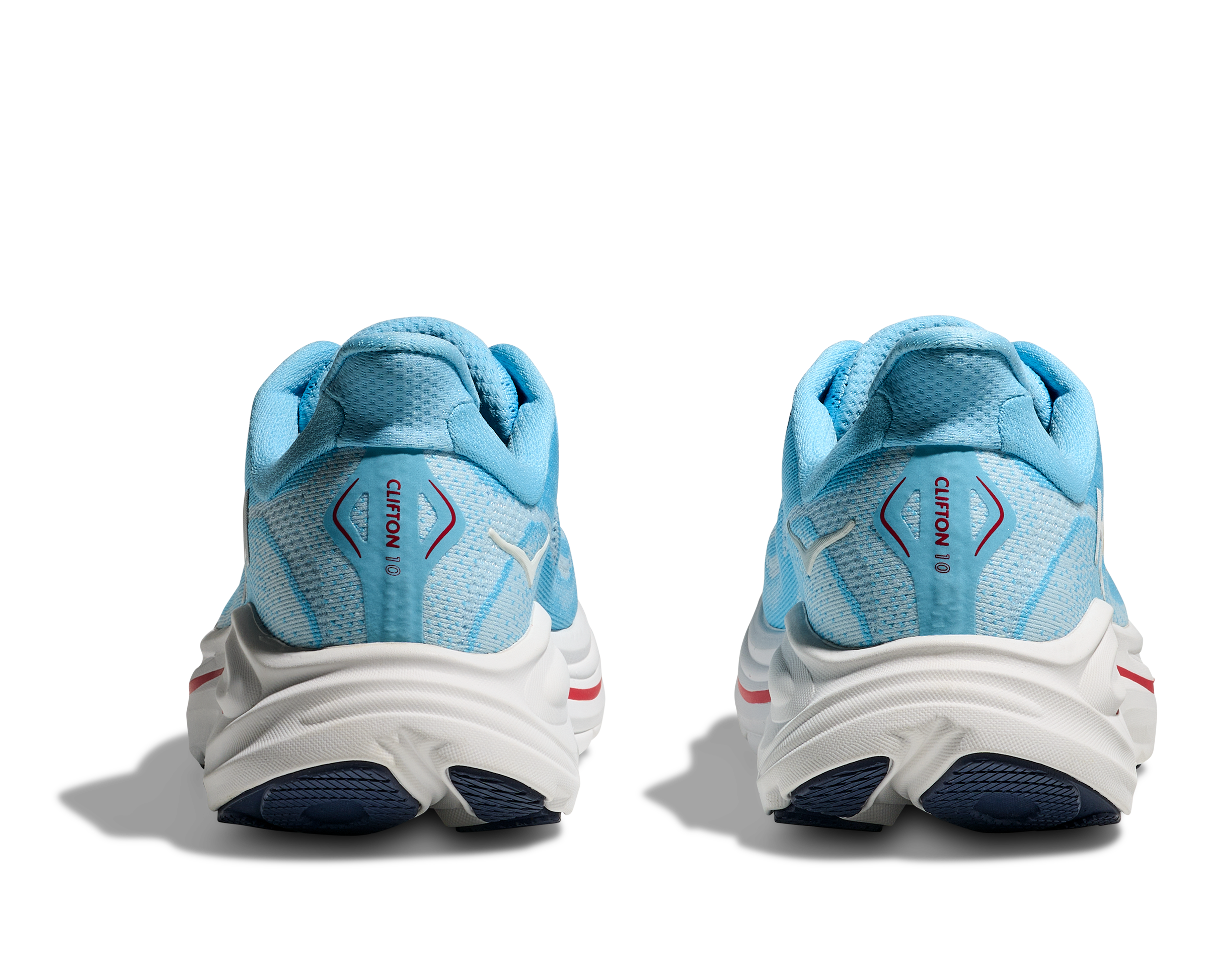 HOKA WOMEN'S CLIFTON 10 - B - SOARING BLUE/FROST