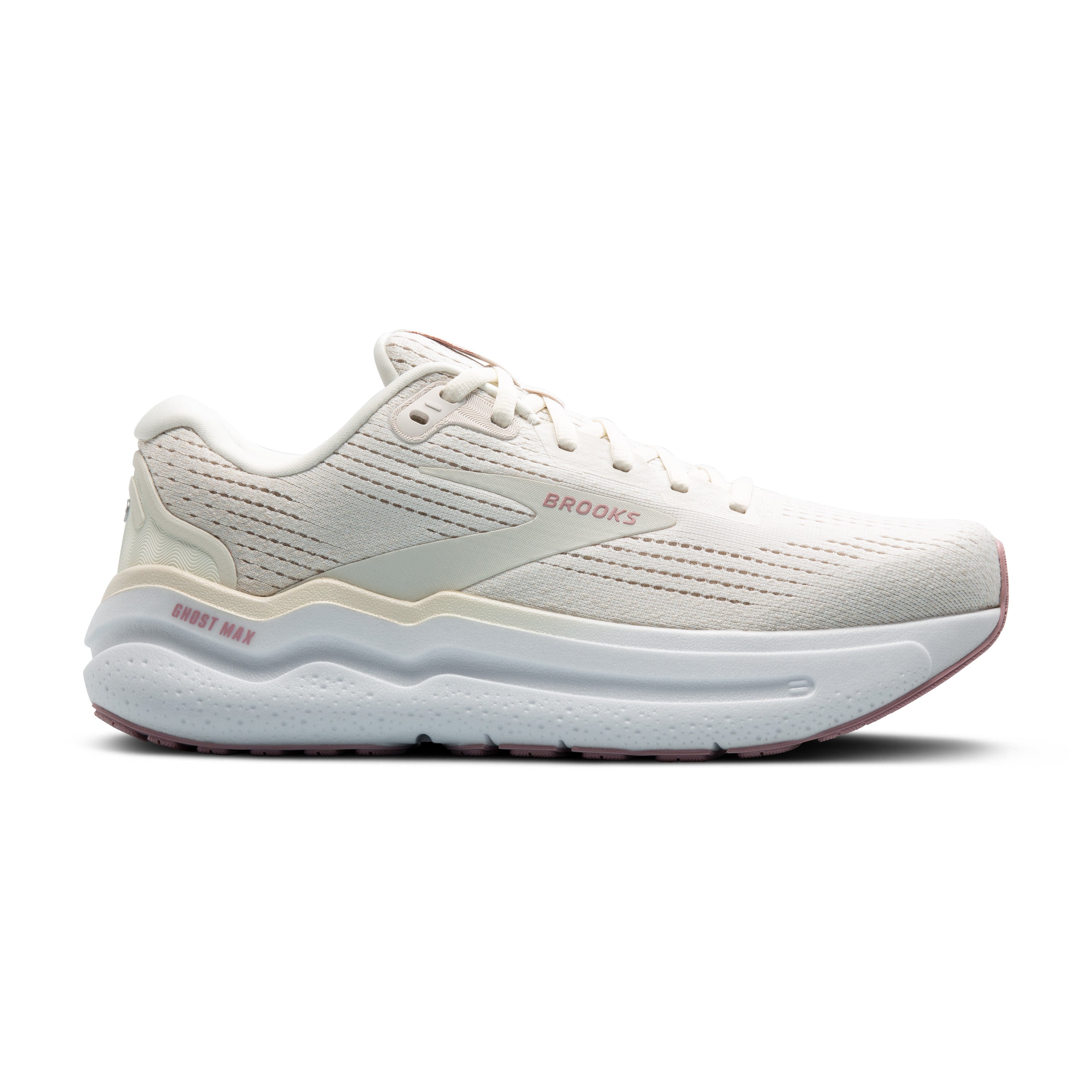 BROOKS WOMEN'S GHOST MAX 2 - B - 190 COCONUT MILK/GRAY/ZEPHYR 5.0