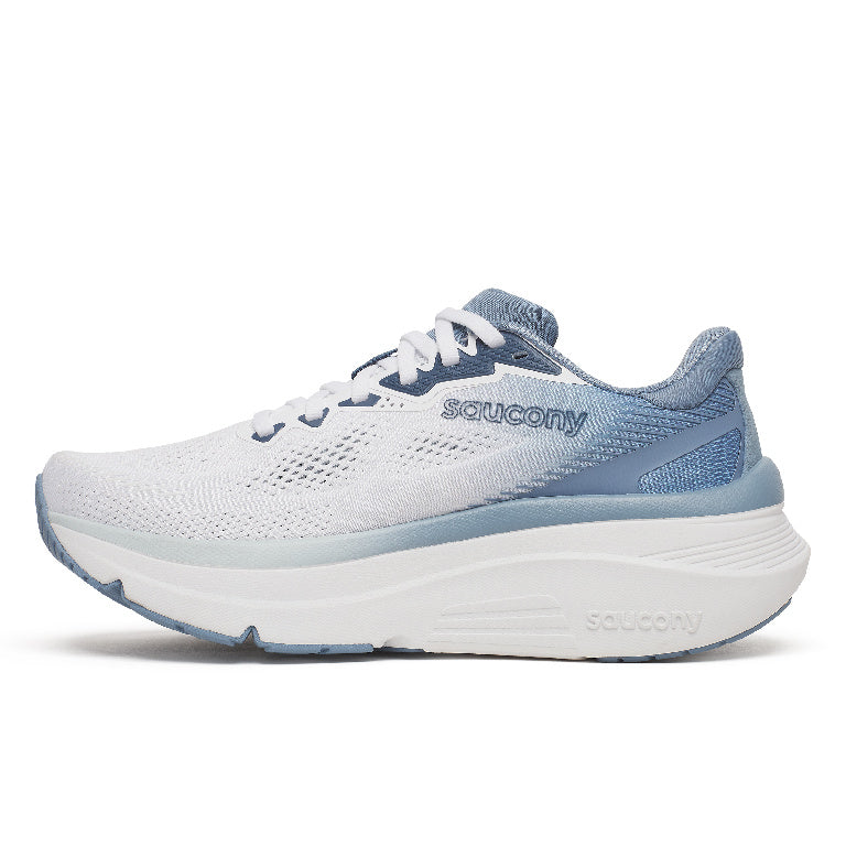 SAUCONY WOMEN'S GUIDE 19 - B - WHITE/STORM