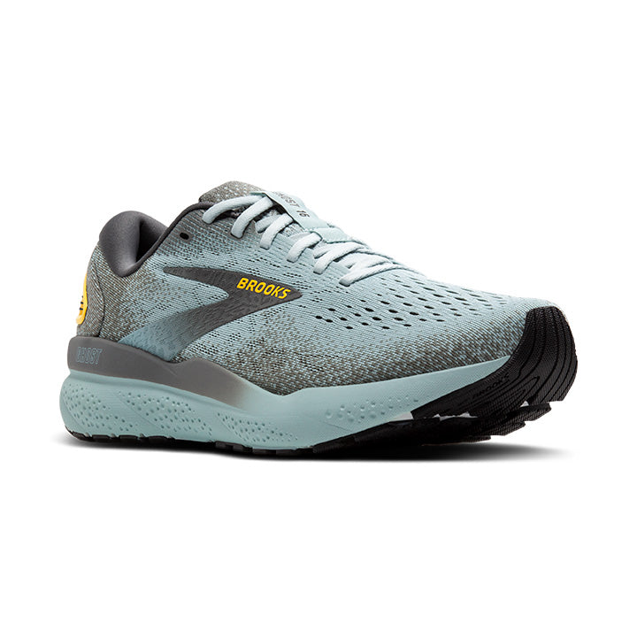 BROOKS MEN'S GHOST 16 - D - 432 CLOUD/GREY/GOLD 