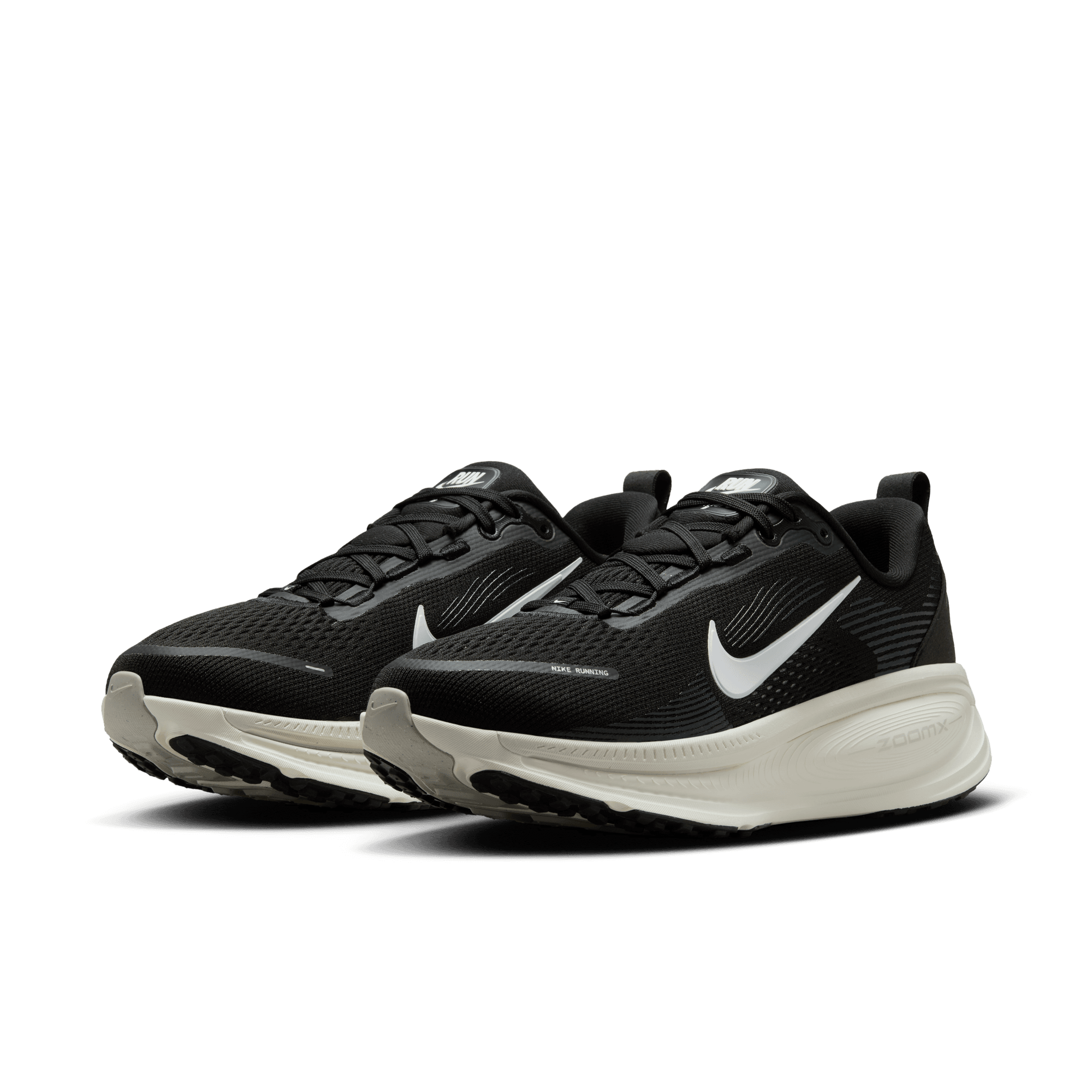 NIKE WOMEN'S VOMERO 18 - B - BLACK/SUMMIT WHITE