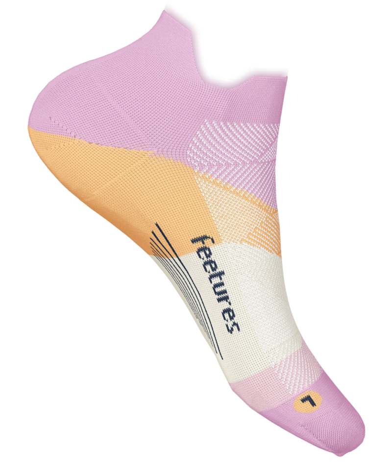 FEETURES ELITE ULTRA LIGHT NO SHOW TAB PINK CITRUS