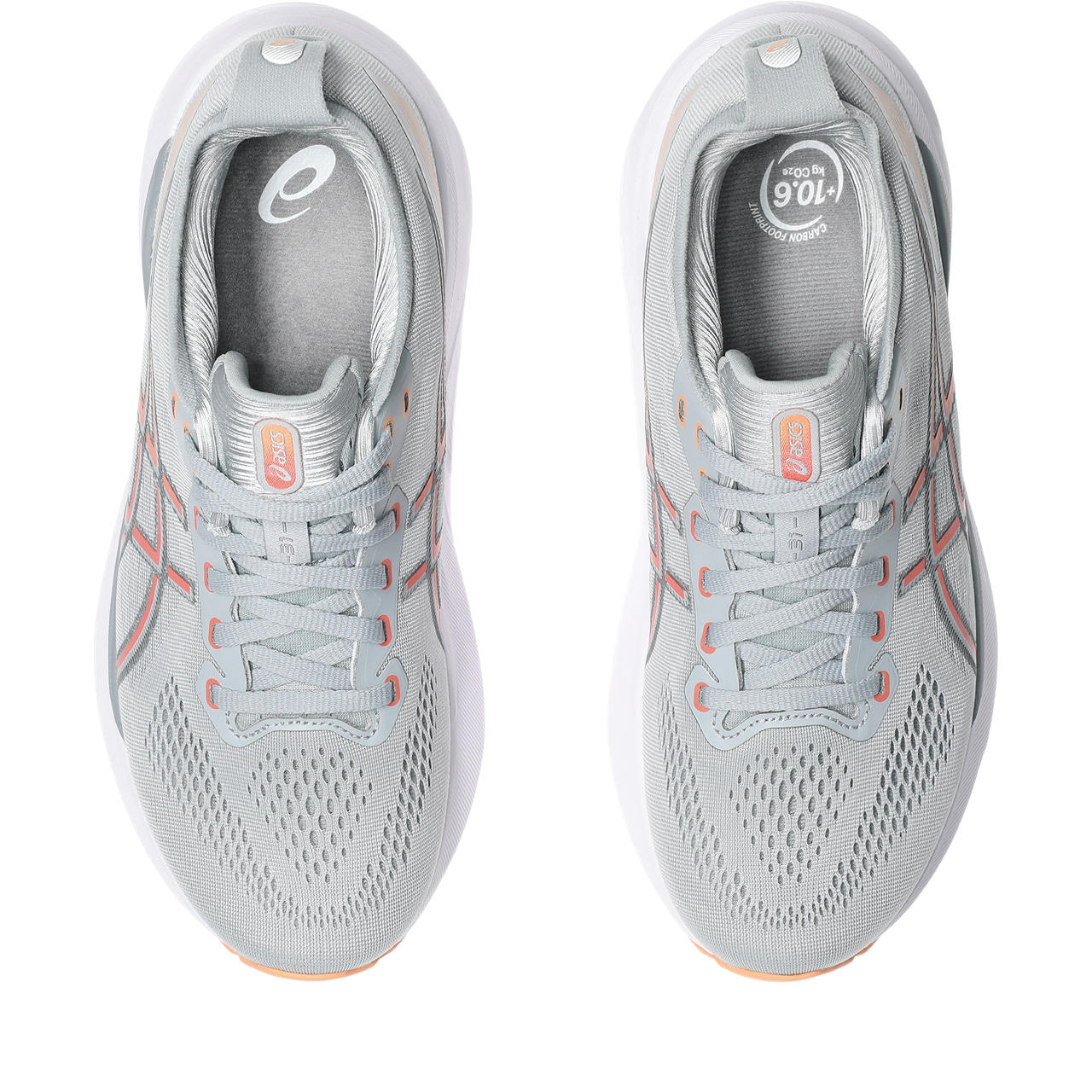 ASICS WOMEN'S KAYANO 31 - B - 023 PIEDMONT GREY/PAPAYA