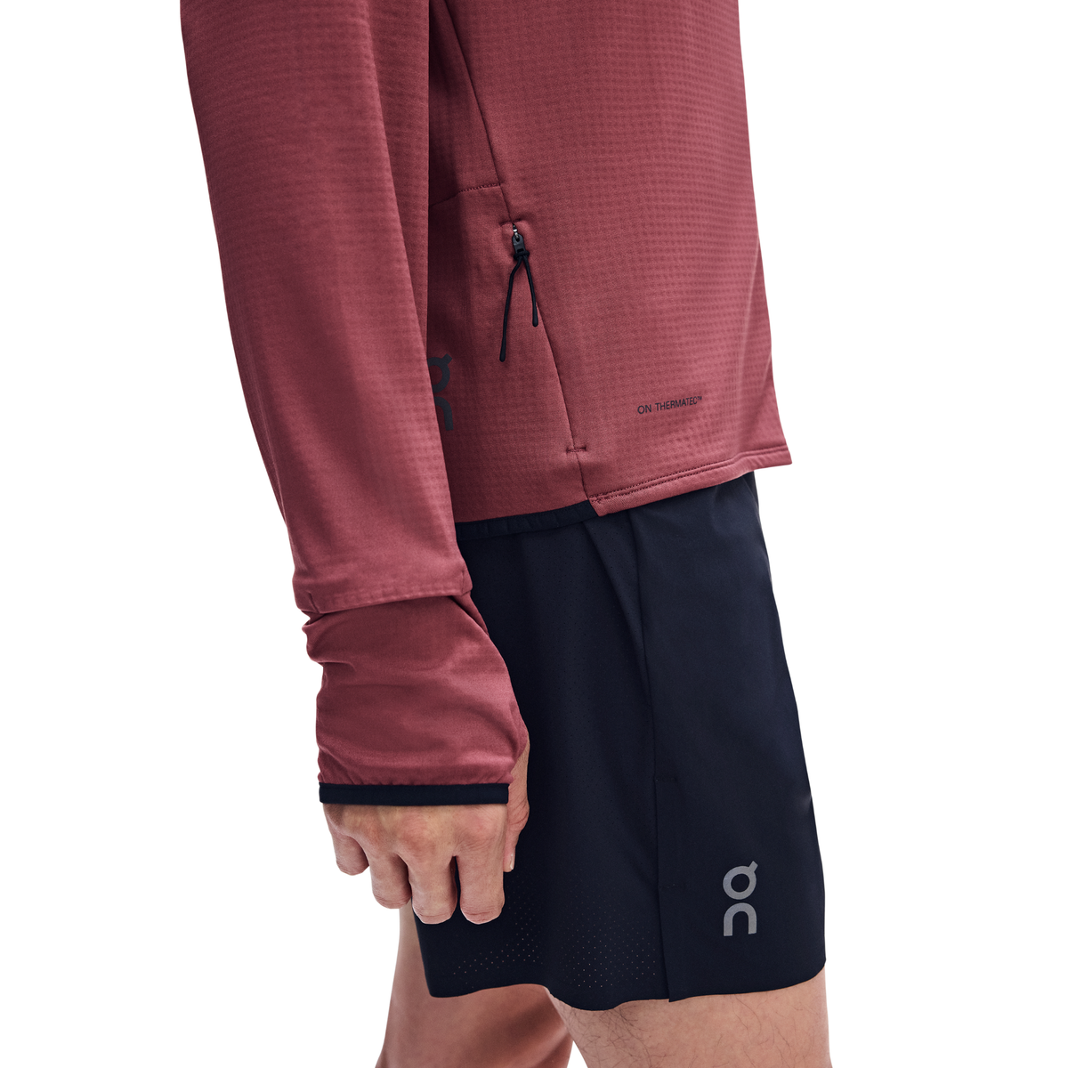 MEN'S CLIMATE ZIP HOODIE - BARBERRY