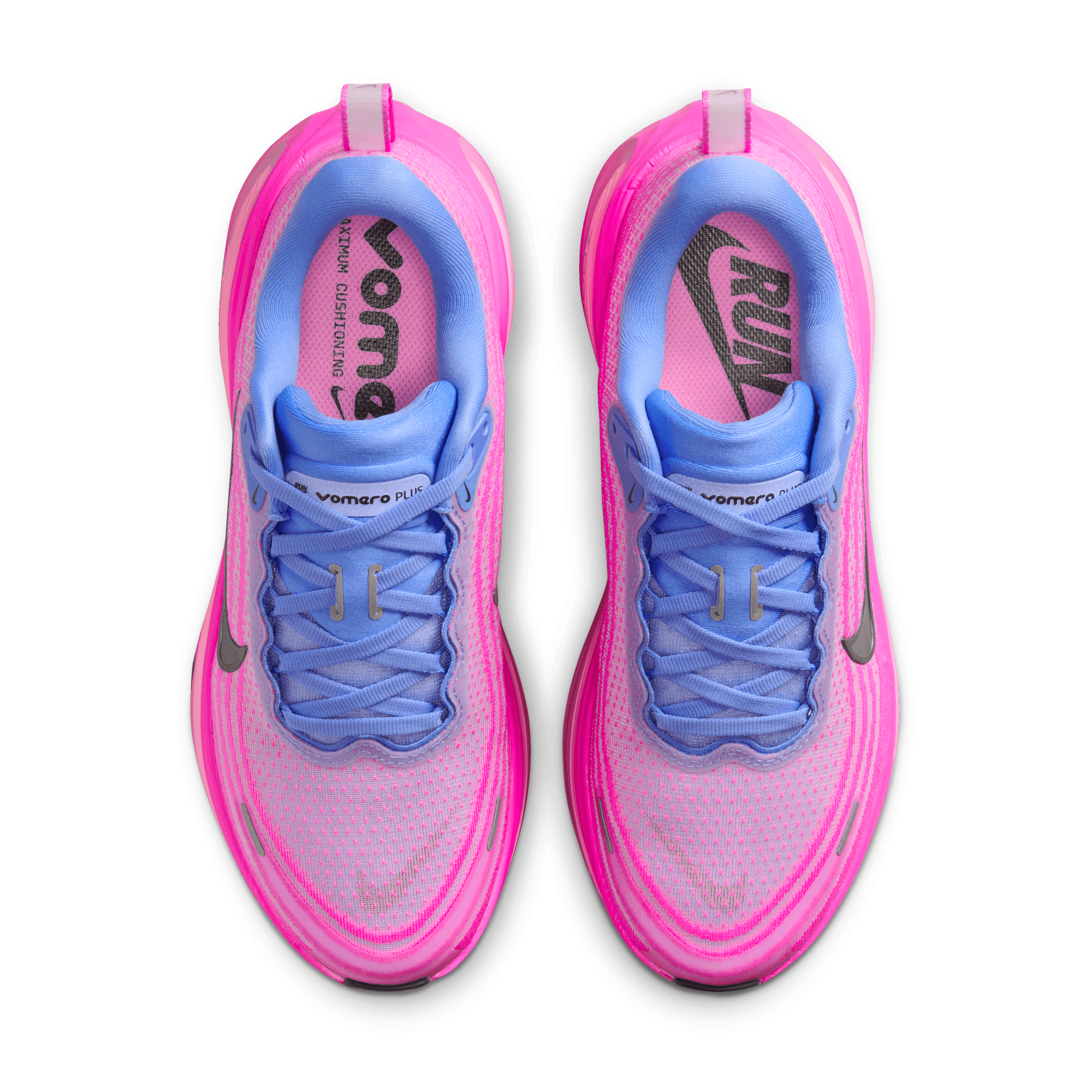 NIKE WOMEN'S VOMERO PLUS - B - ROYAL PULSE/FIRE PINK