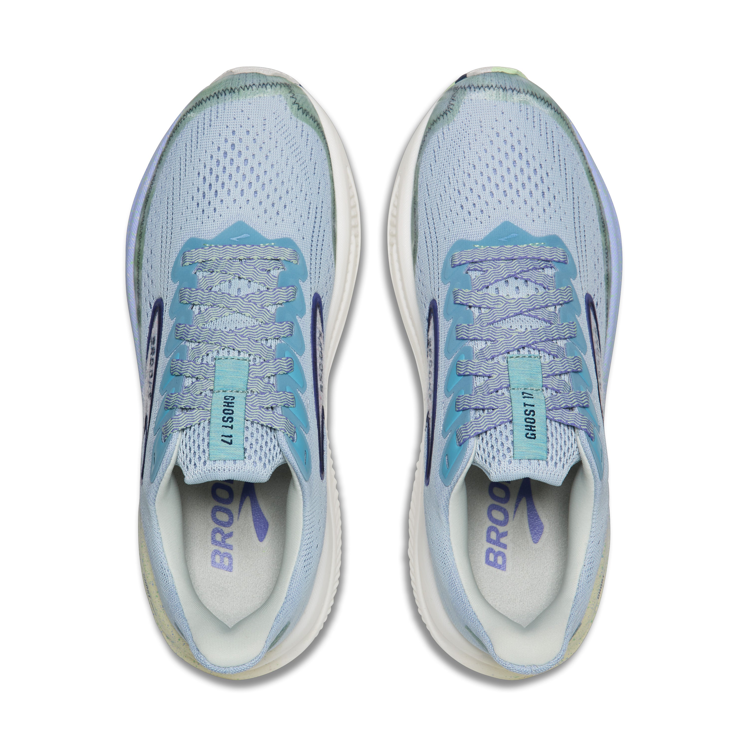 BROOKS WOMEN'S GHOST 17 - B - KENTUCKY/BLUE/LAVENDER