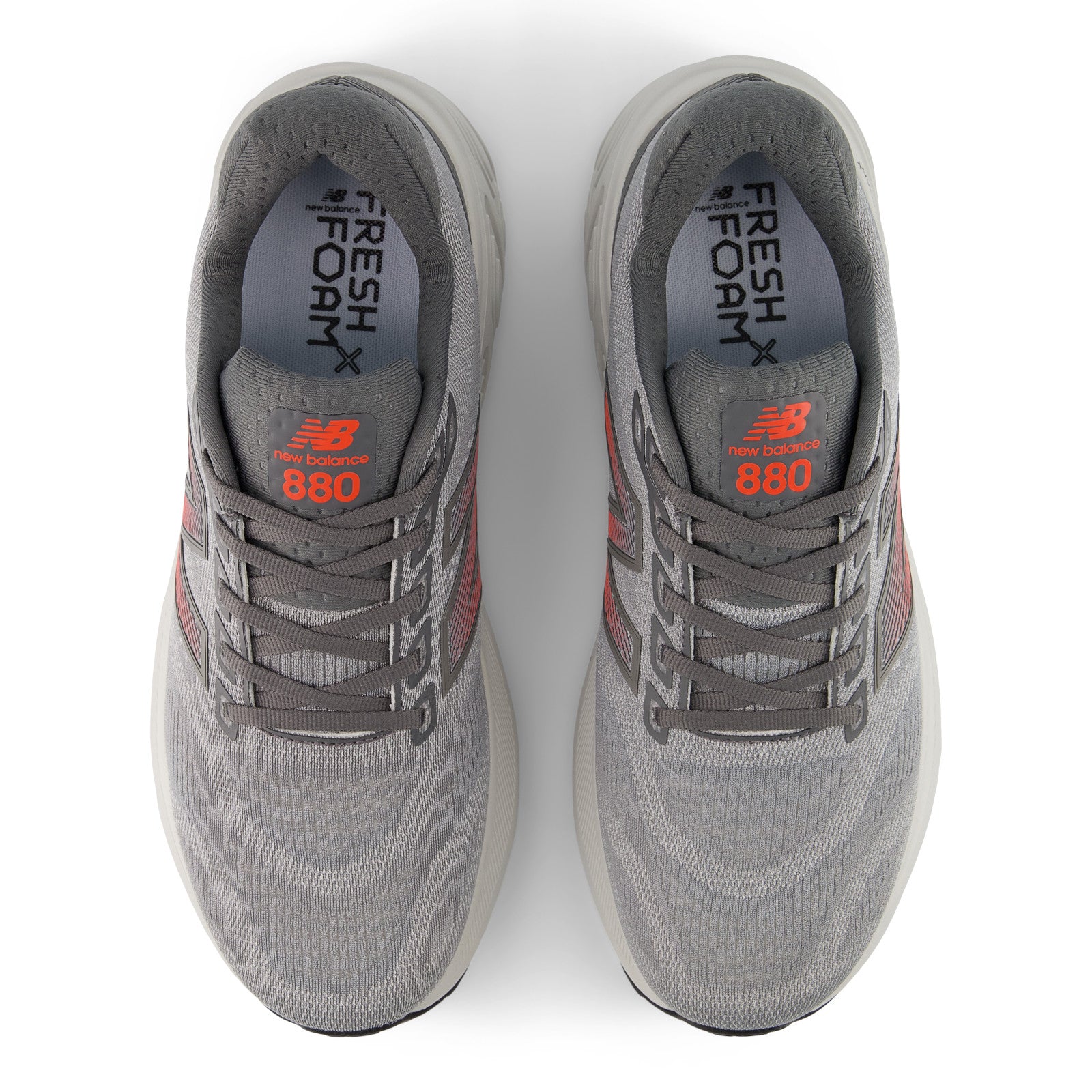 NEW BALANCE MEN'S 880 V15 - WIDE 2E - SLATE GREY/REFLECTION/URGENT RED