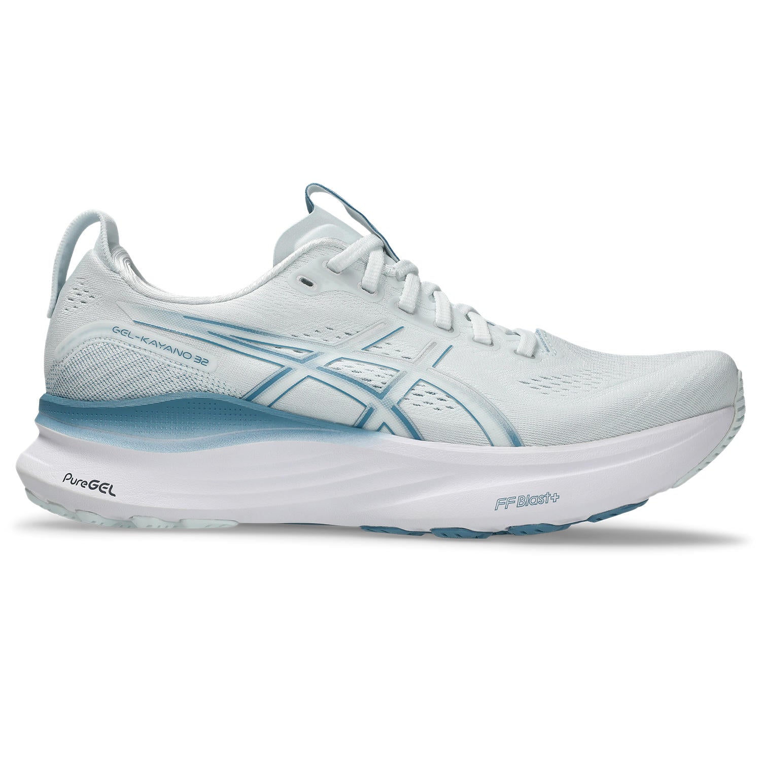 ASICS MEN'S KAYANO 32 - D - ARCTIC BLUE/PURE SILVER 7.0