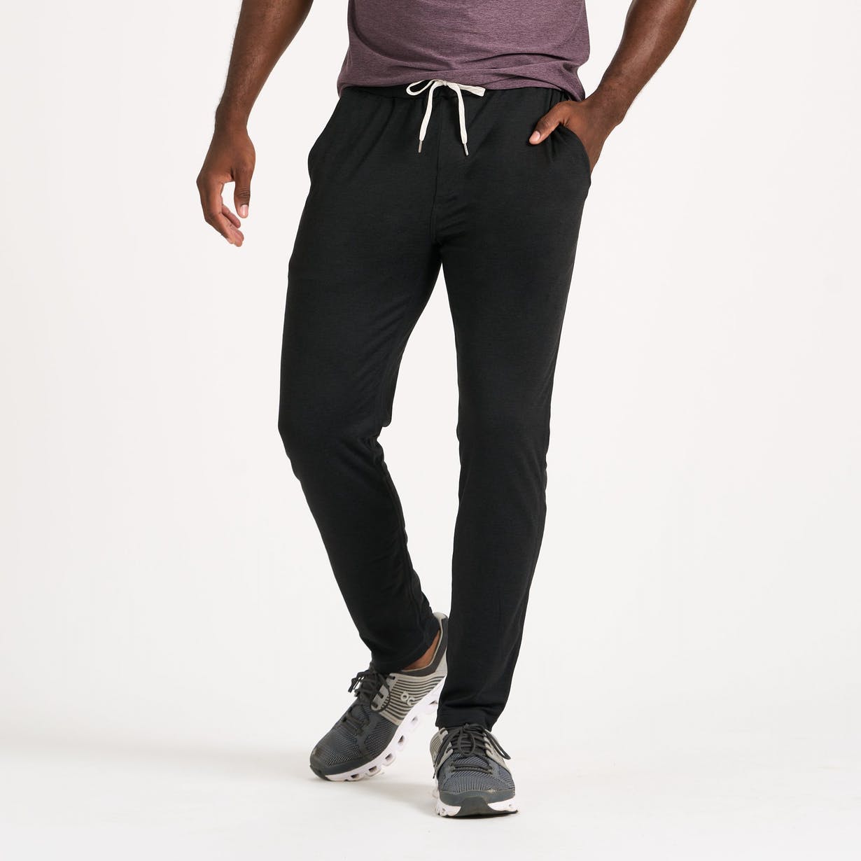 VUORI MEN'S PONTO PANT - BLACK HEATHER S