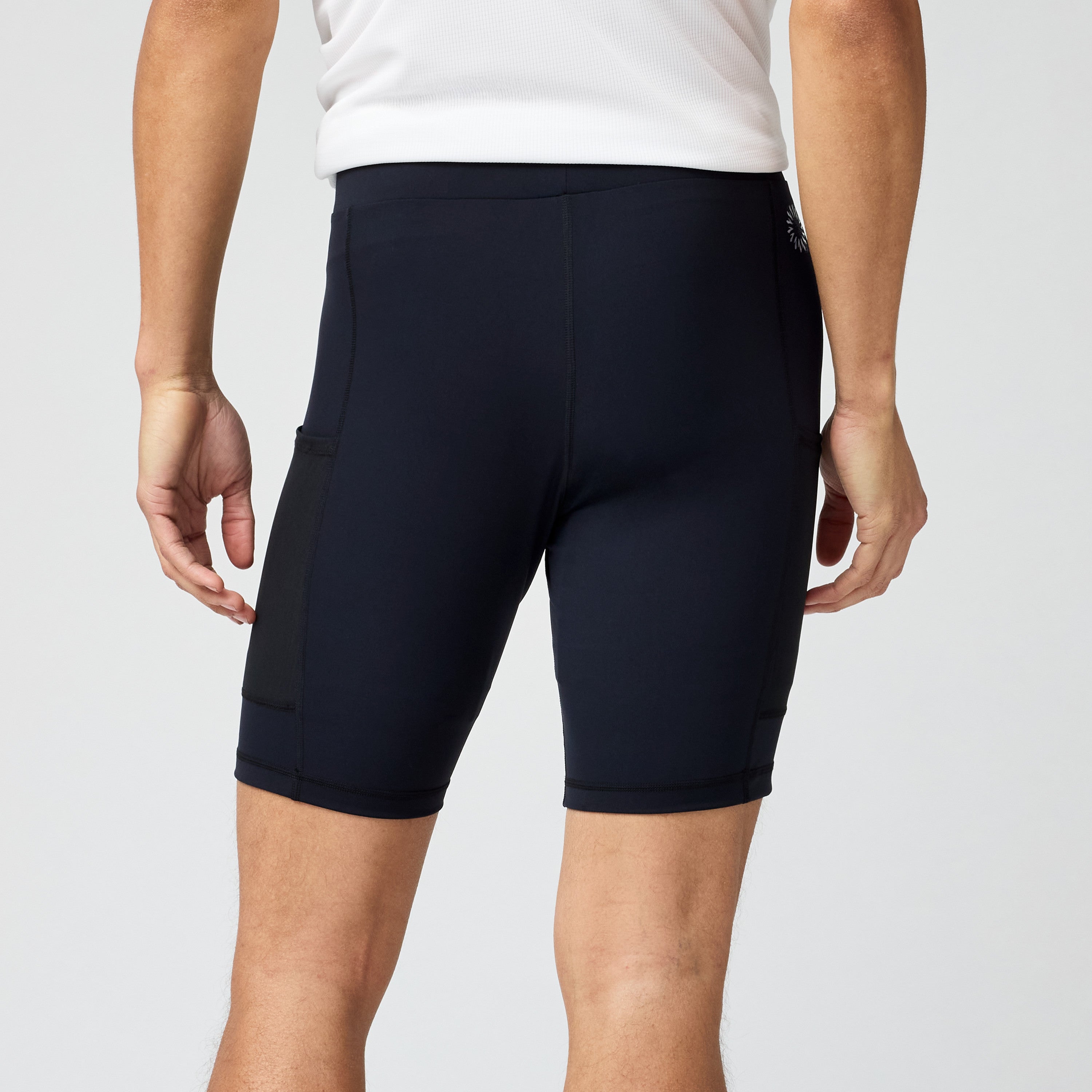BROOKS MEN'S MOVEMENT HALF TIGHT - BLACK