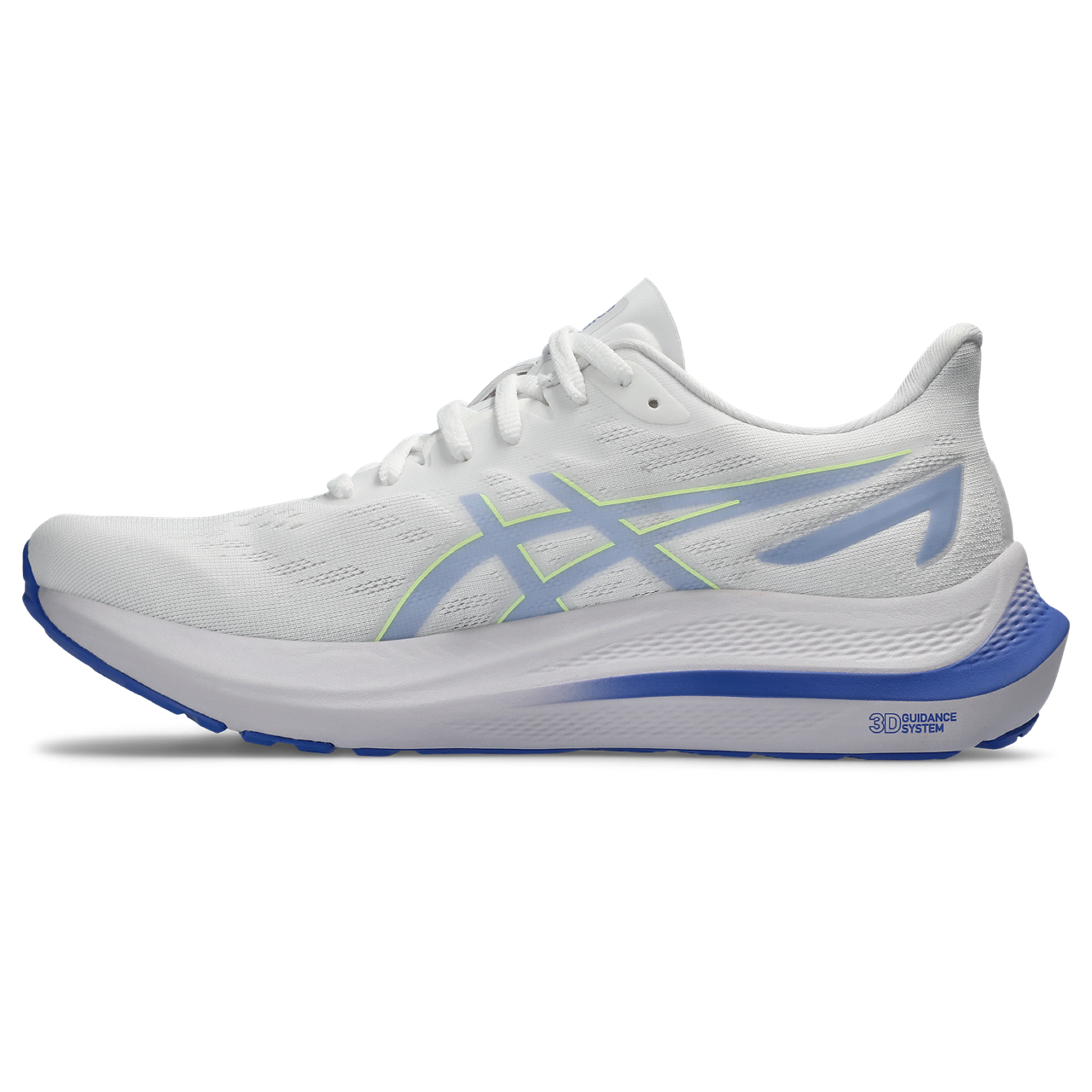 ASICS WOMEN'S GT-2000 12 - WIDE D - 102 WHITE/SAPPHIRE 