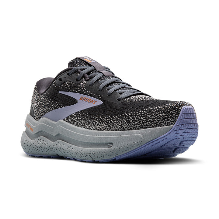 BROOKS WOMEN'S GHOST MAX 2 - B - 005 EBONY/SWEET LAVENDER/ALLOY 