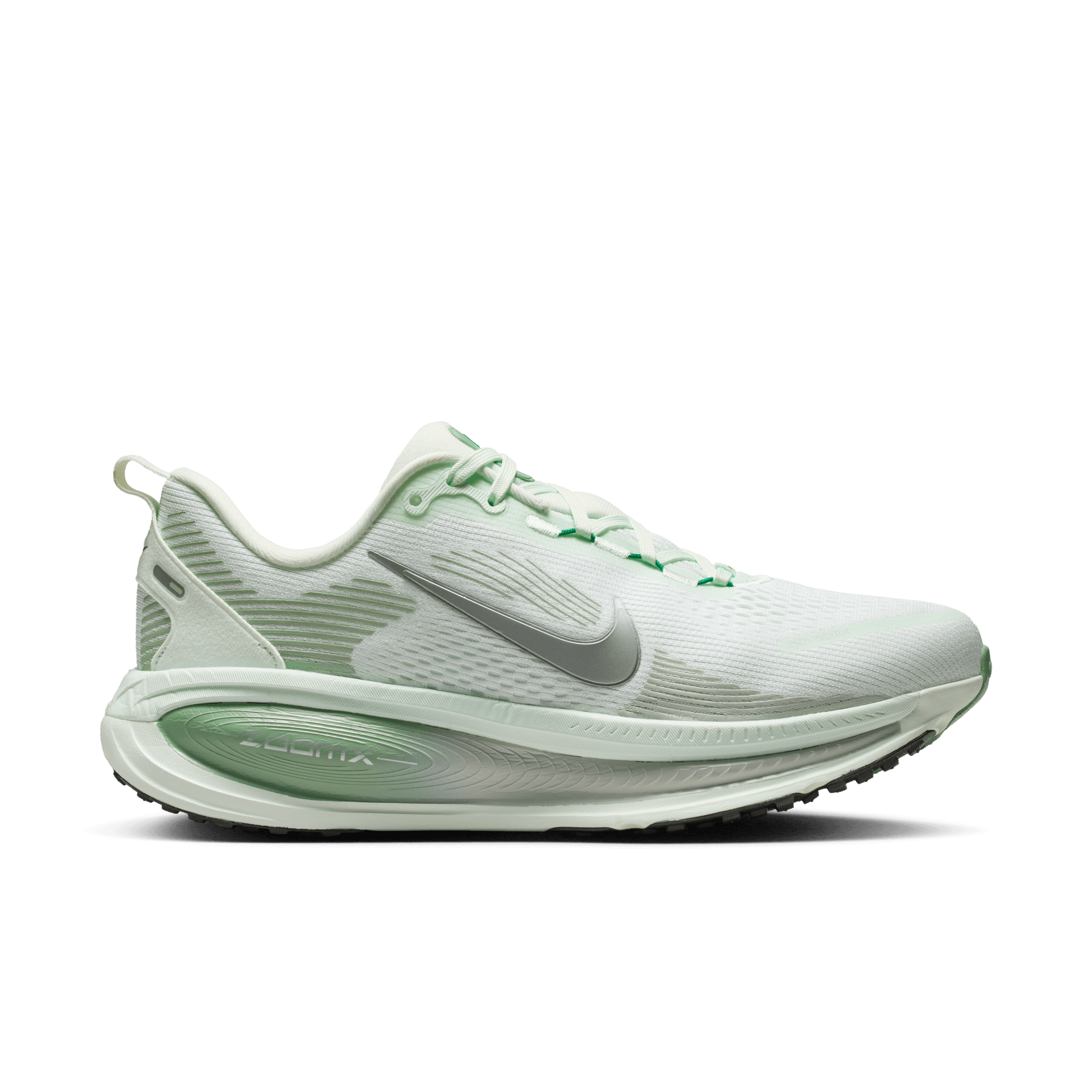 NIKE WOMEN'S VOMERO 18 - B - BARELY GREEN/METALLIC SILVER 5.0