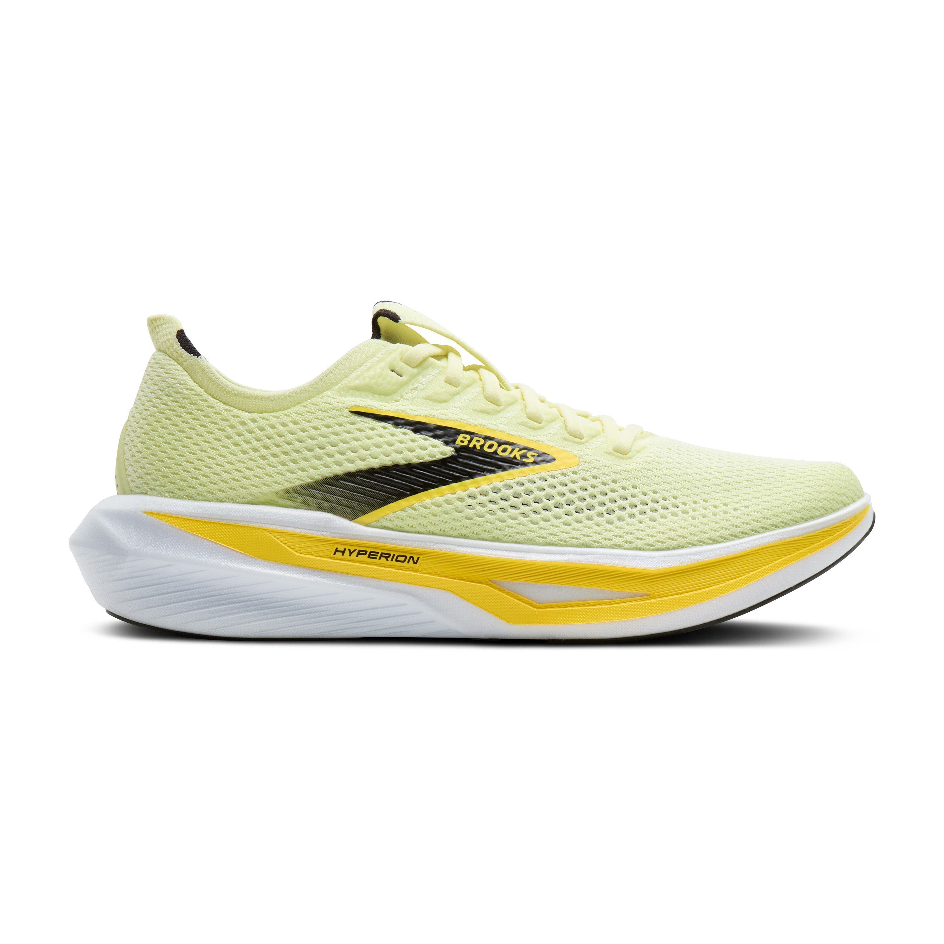 BROOKS MEN'S HYPERION 3 - D - LUMINARY/BLACK/YELLOW 7.0