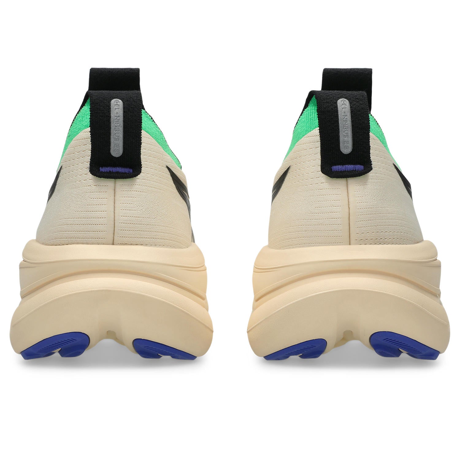 ASICS MEN'S NIMBUS 28 - D - SEASHELL/BLACK