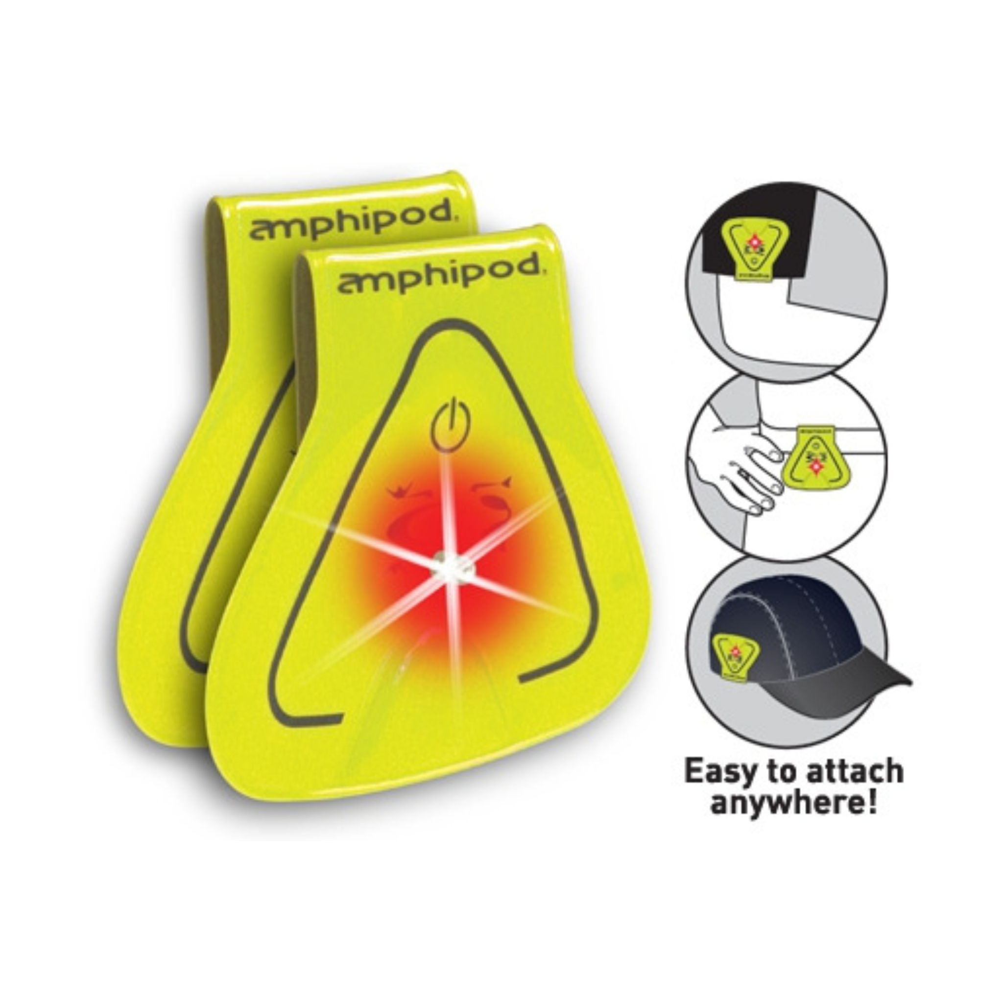 AMPHIPOD VIZLET LED - YELLOW TRIANGLE