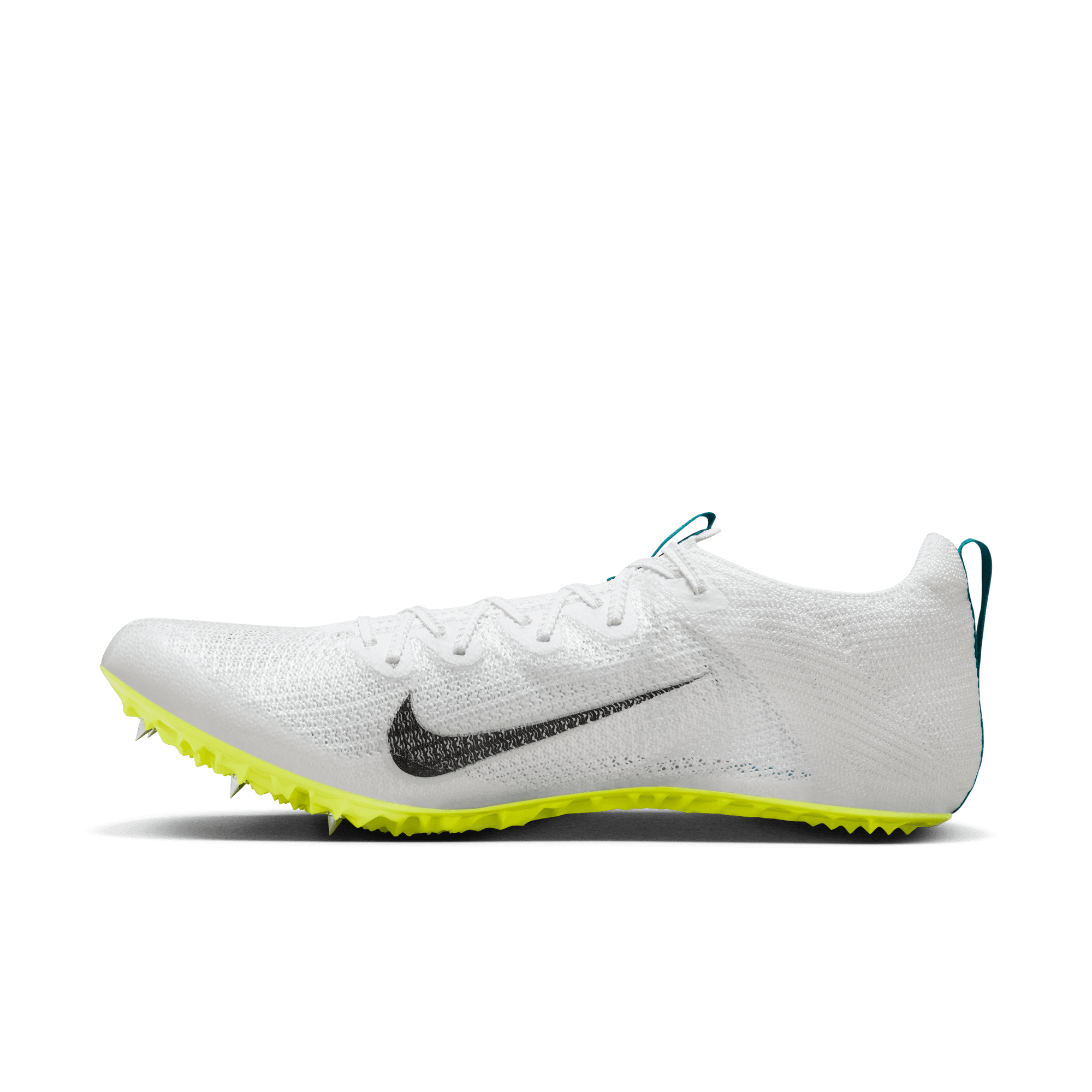 NIKE AIR ZOOM SUPERFLY ELITE 2 - D - 100 WHITE/ELECTRIC ALGAE 