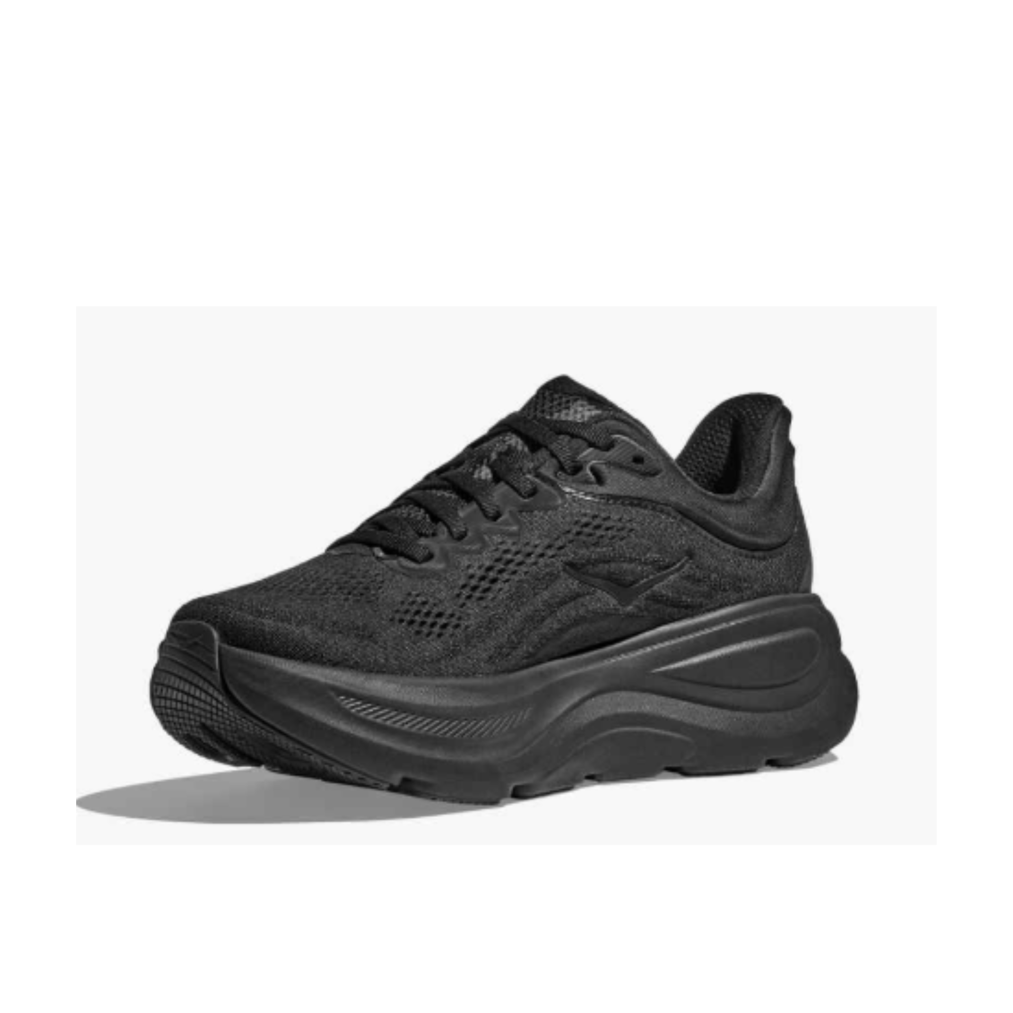HOKA MEN'S BONDI 9 - WIDE 2E - BBLC BLACK/BLACK - SIZE 13.0