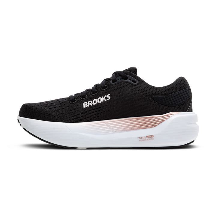BROOKS WOMEN'S GHOST MAX 3 - WIDE D - BLACK/BLACK/ROSE GOLD