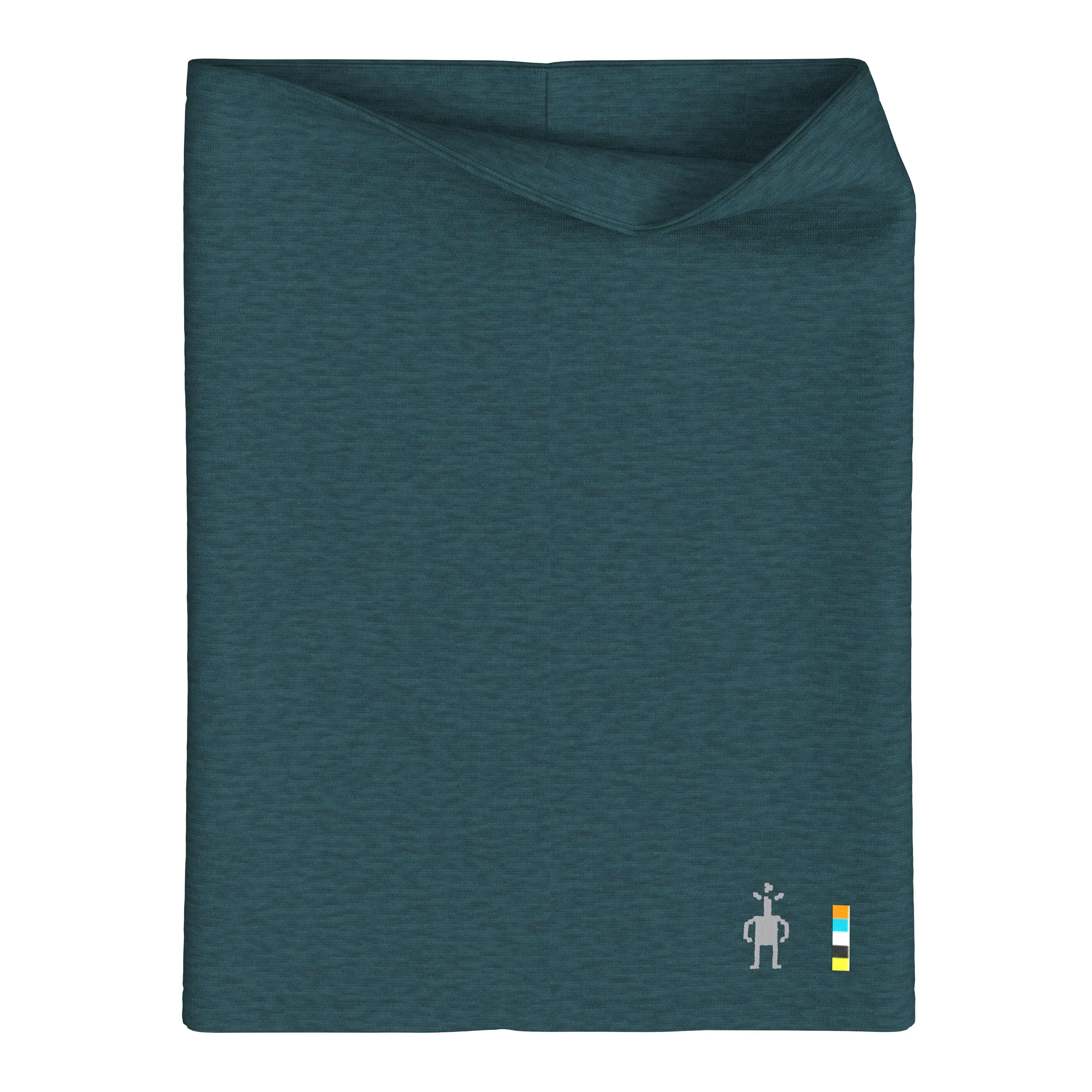 SMARTWOOL THERMAL MARINO REVERSIBLE NECK GAITER - TWILIGHT BLUE HEATHER 