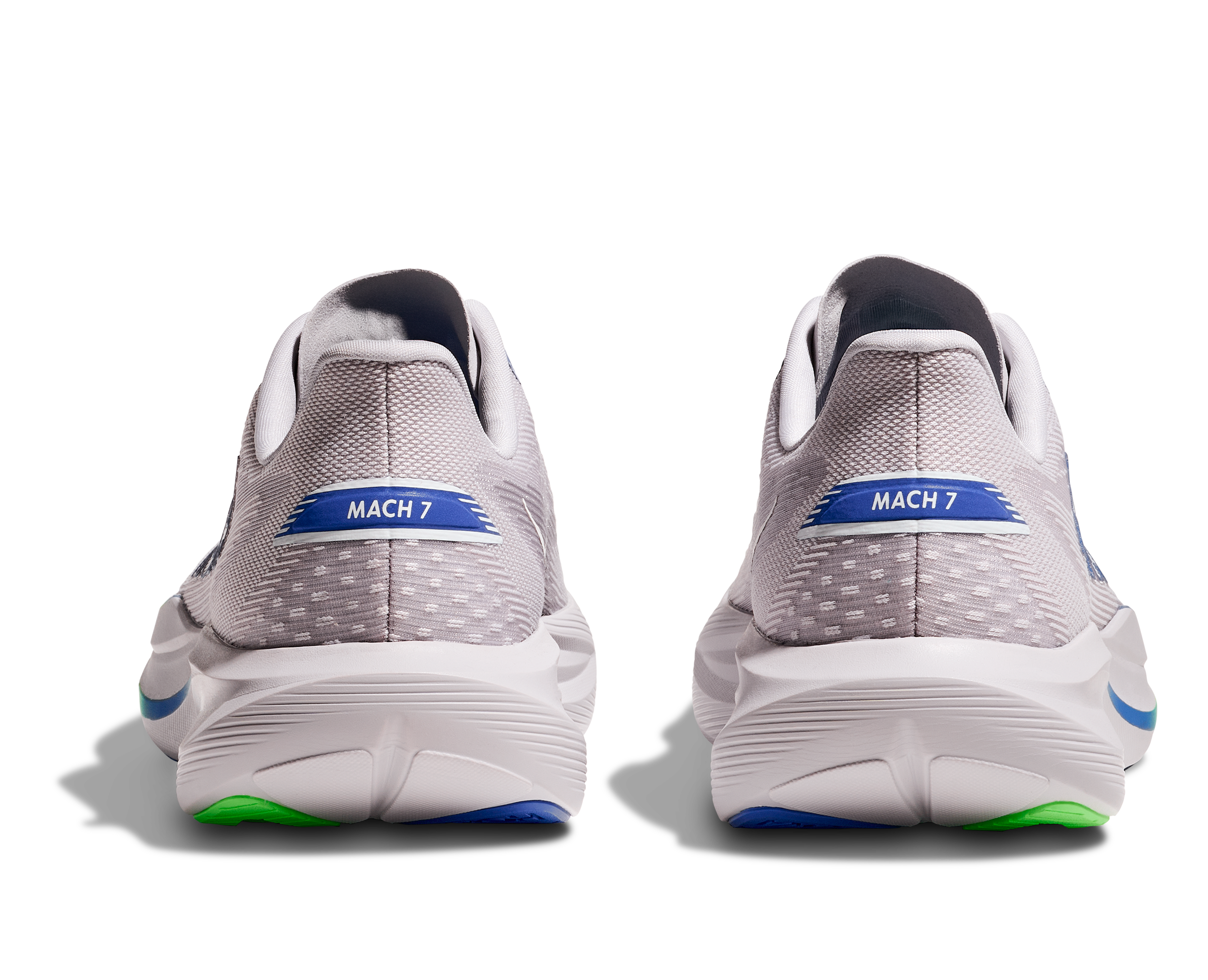 HOKA MEN'S MACH 7 - D - ASH GREY/COBALT BLUE