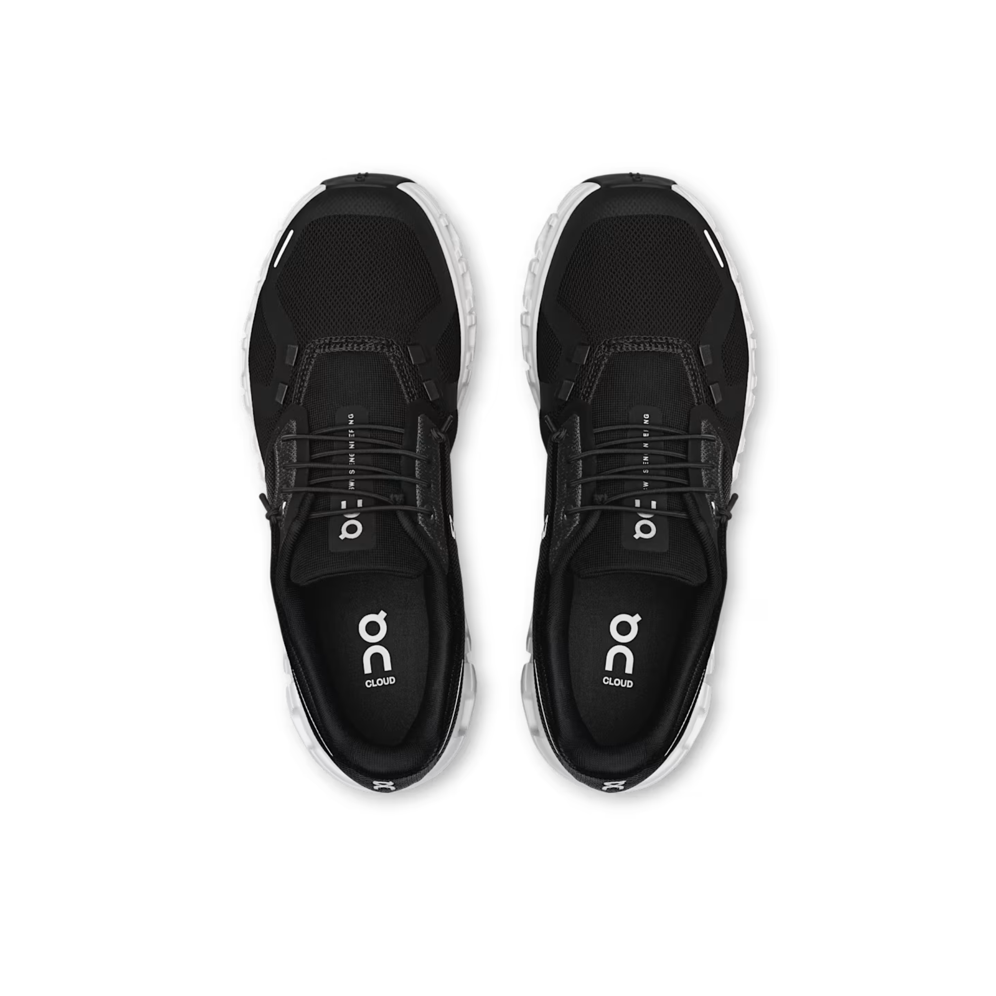 ON RUNNING WOMEN'S CLOUD 6 - B - BLACK/WHITE