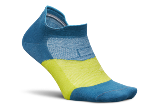 FEETURES MERINO 10 ULTRA LIGHT NO SHOW TAB 738 ELEMENTAL BLUE