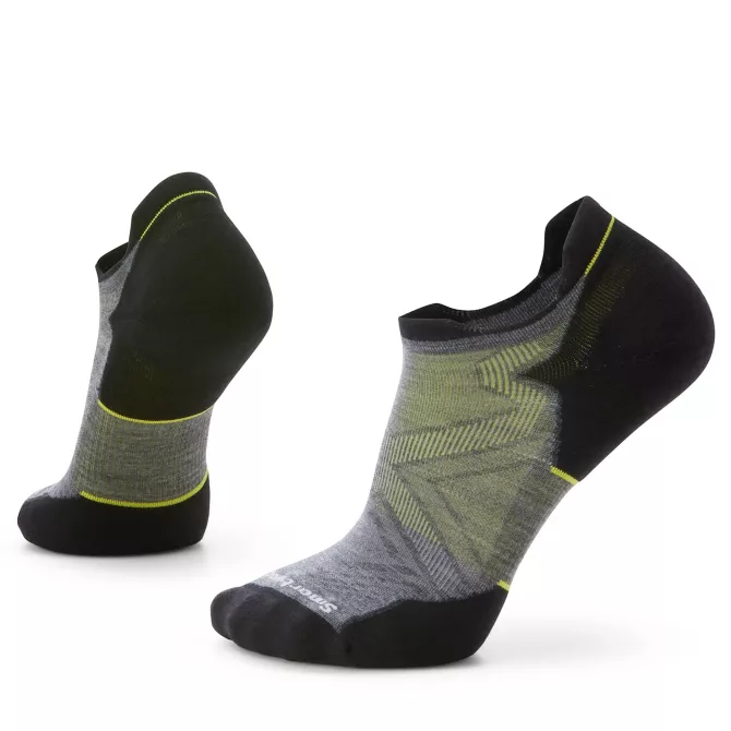 Smartwool Run Targeted Cushion Pattern Mid Crew Sock, Picante, M