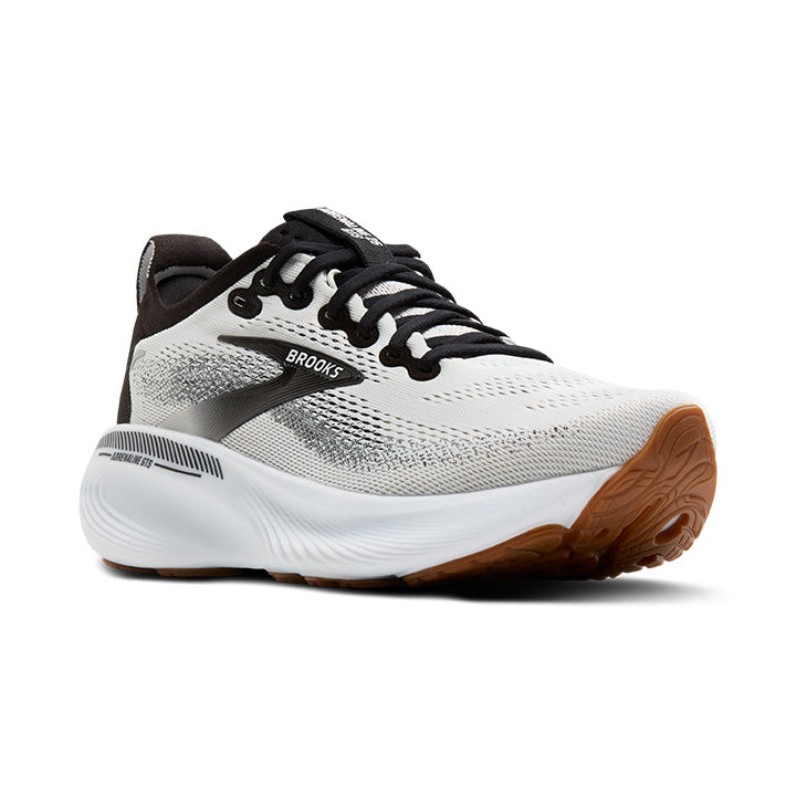 BROOKS WOMEN'S ADRENALINE GTS 25 - B - WHITE/BLACK/WHITE