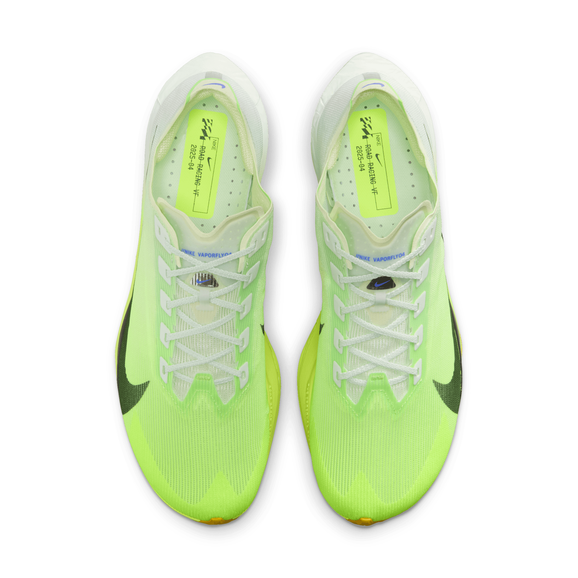 NIKE MEN'S VAPORFLY 4 - D - BARELY GREEN/BLACK SPRUCE