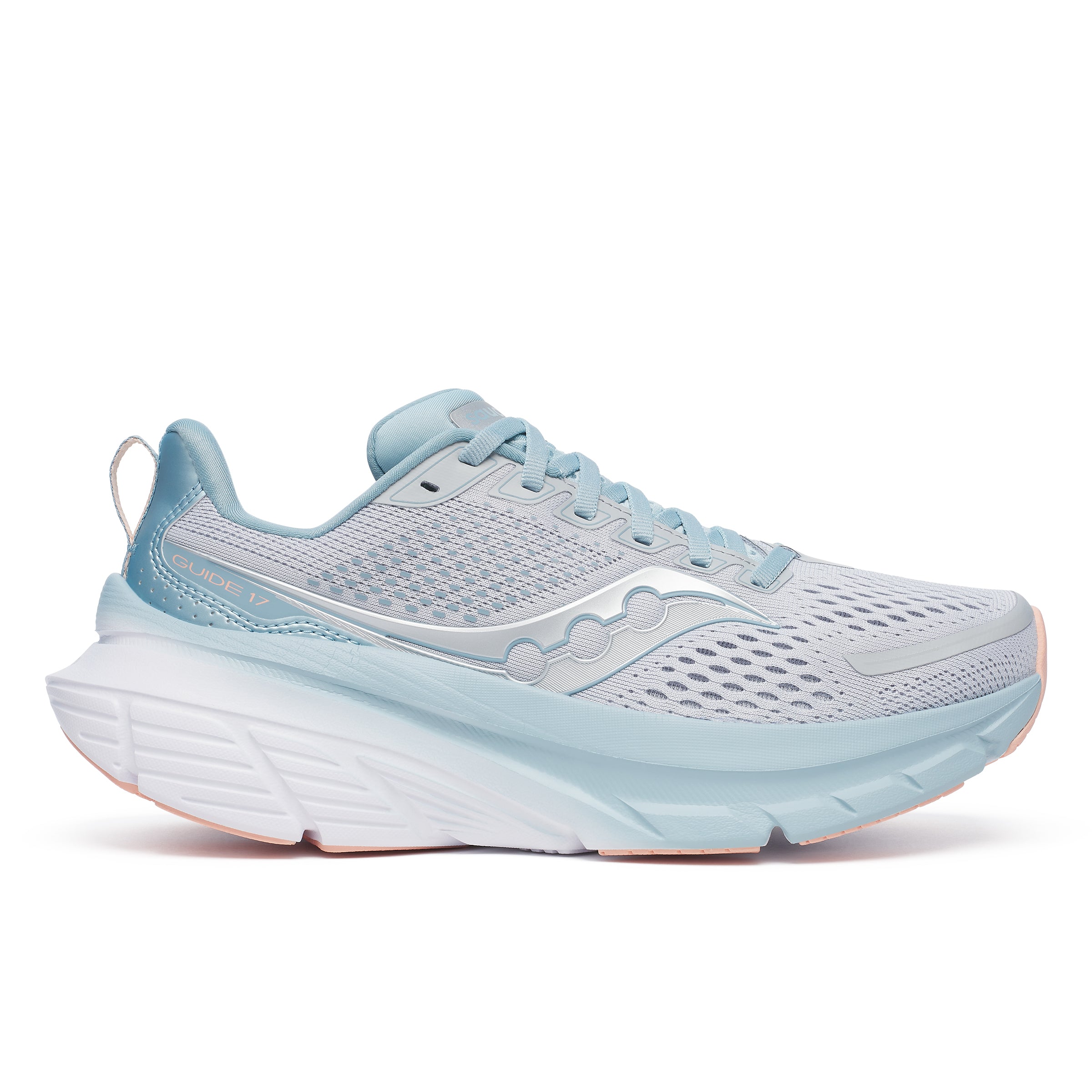 SAUCONY WOMEN'S GUIDE 17 - B - 244 CLOUD/TOPAZ 5.0