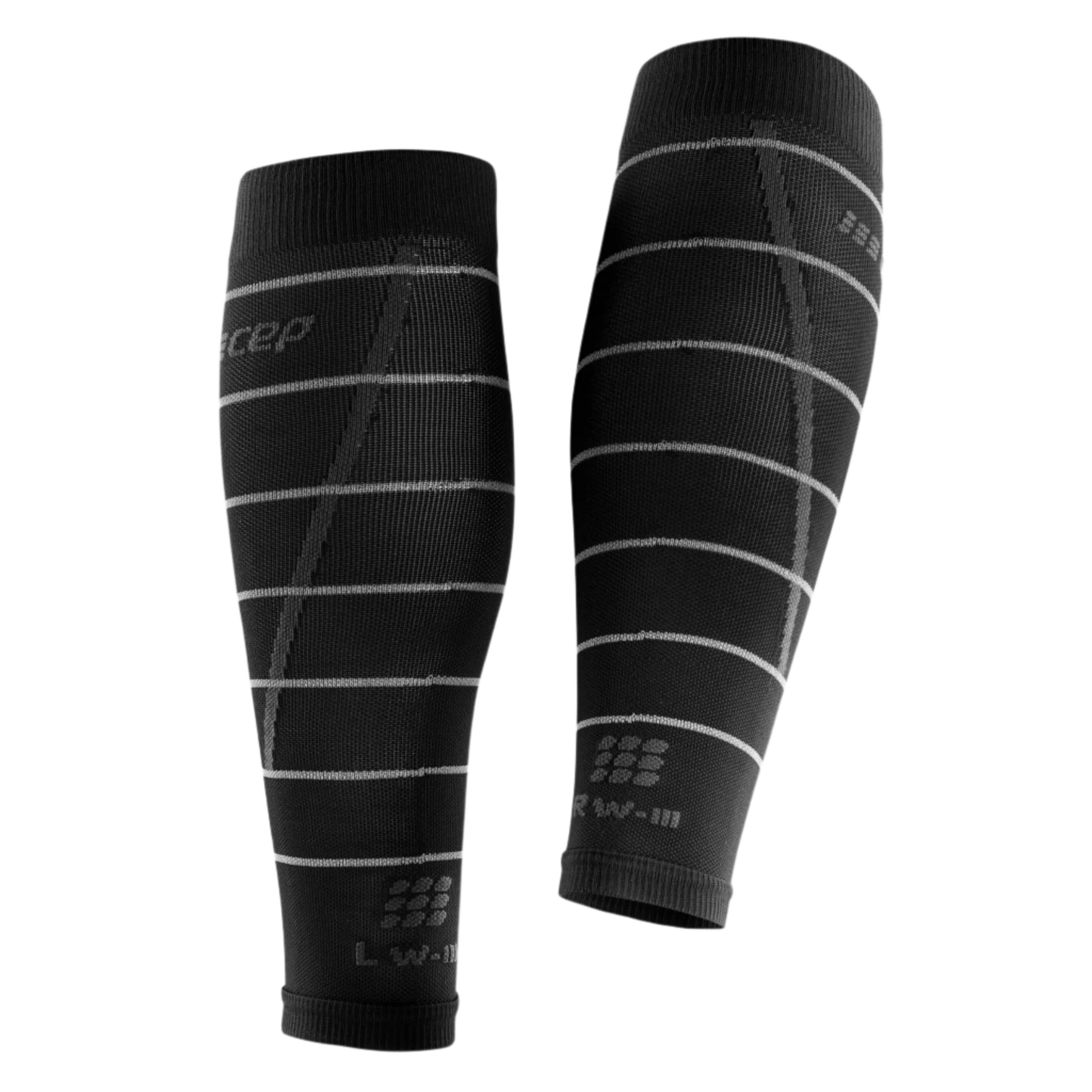 CEP MEN'S REFLECTIVE COMPRESSION CALF SLEEVES 