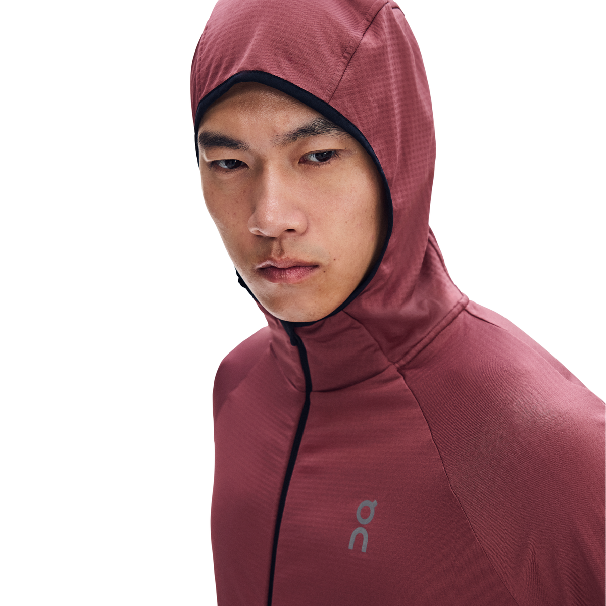 MEN'S CLIMATE ZIP HOODIE - BARBERRY