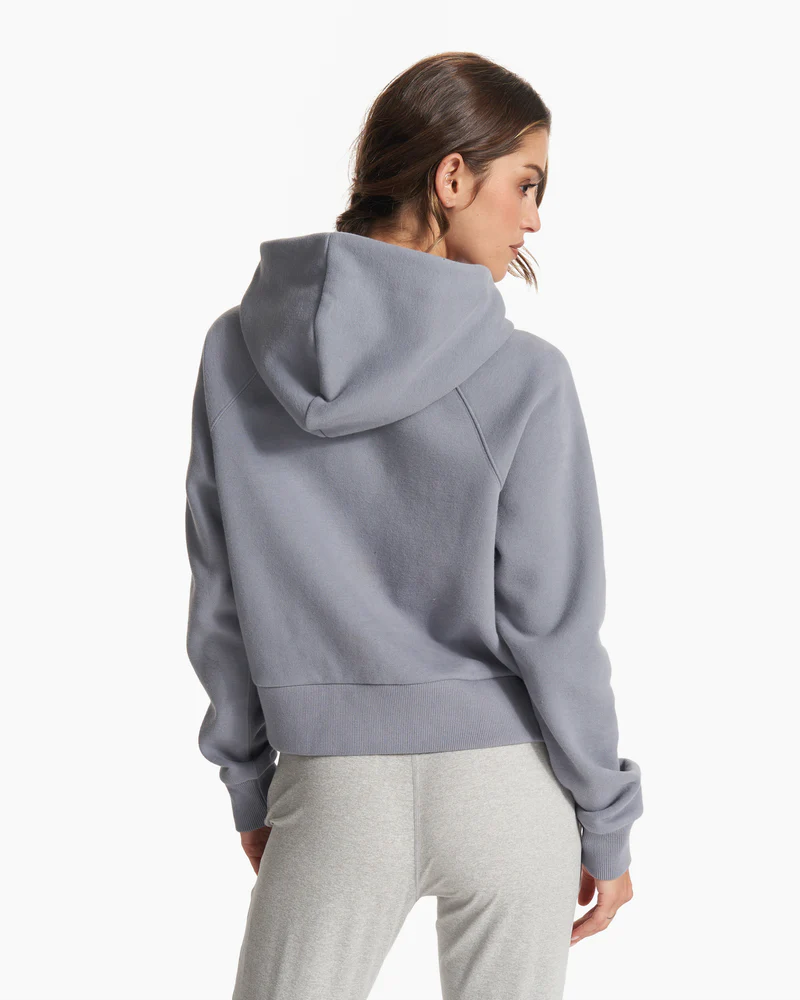 VUORI WOMEN'S RESTORE HALF ZIP HOODIE - FLINT 