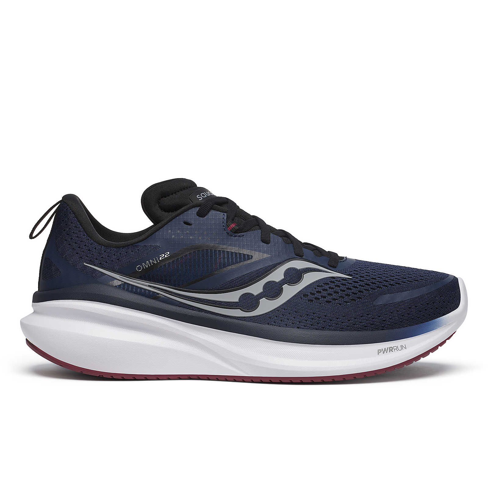 SAUCONY MEN'S OMNI 22 - D - 201 NAVY/CURRANT 7.0