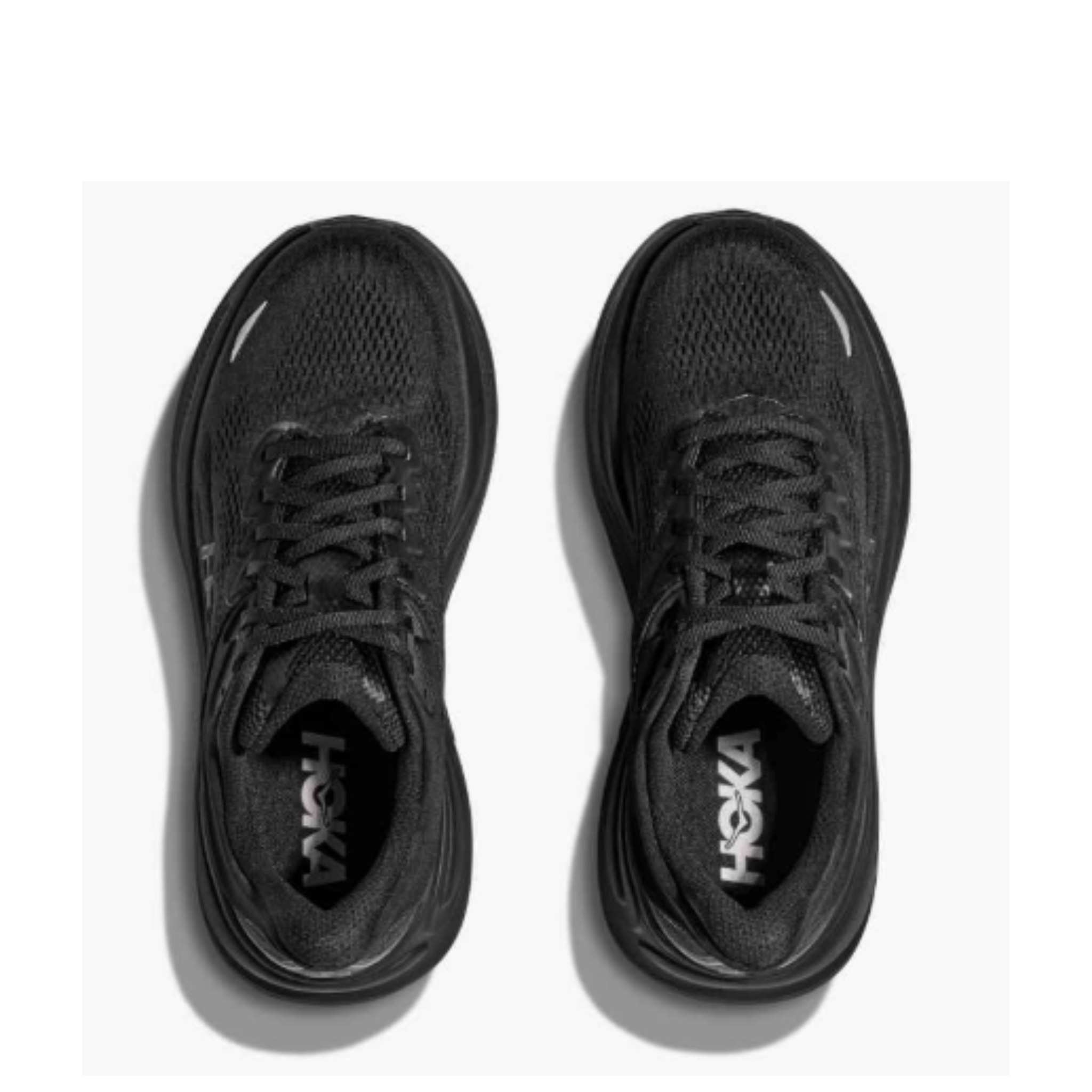 HOKA MEN'S BONDI 9 - WIDE 2E - BBLC BLACK/BLACK - SIZE 13.0