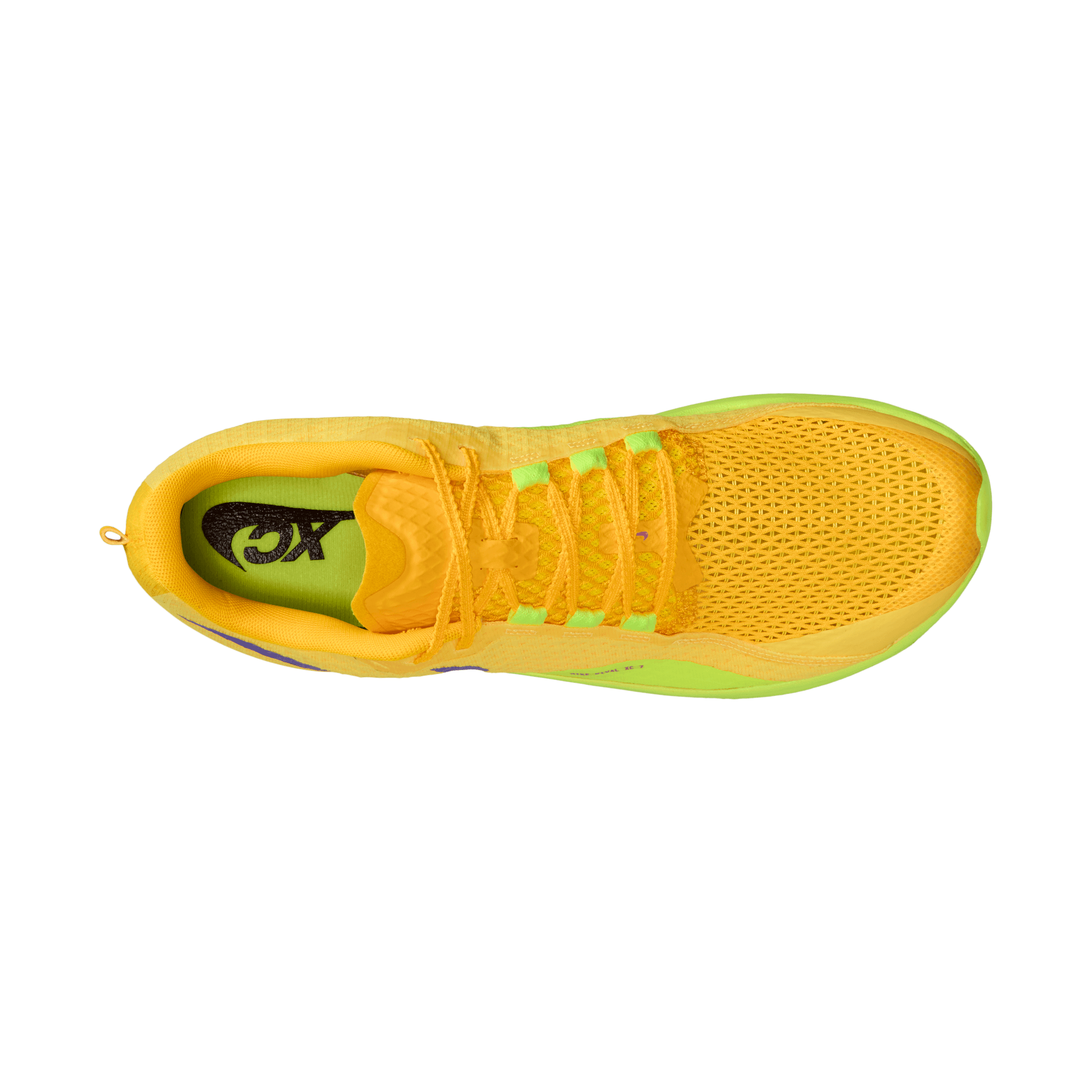 NIKE ZOOM RIVAL XC 7 - D - CITRON PULSE/INDIGO BURST