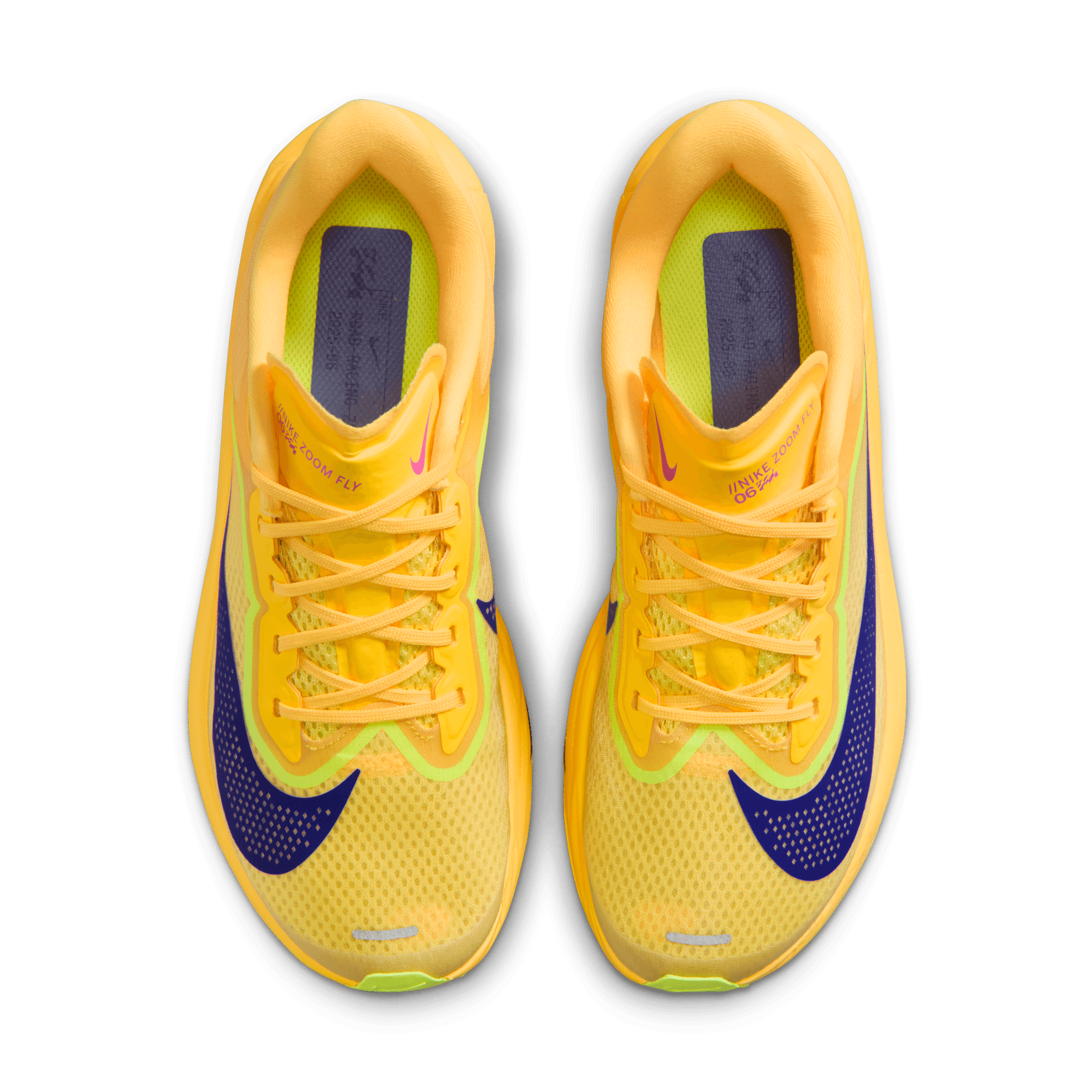 NIKE WOMEN'S ZOOM FLY 6 - B - CITRON PULSE/INDIGO BURST