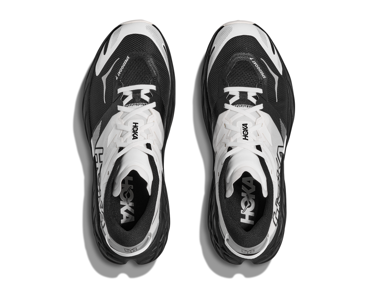 MEN'S SPEEDGOAT 7 - D - BLACK/WHITE | Performance Running Outfitters